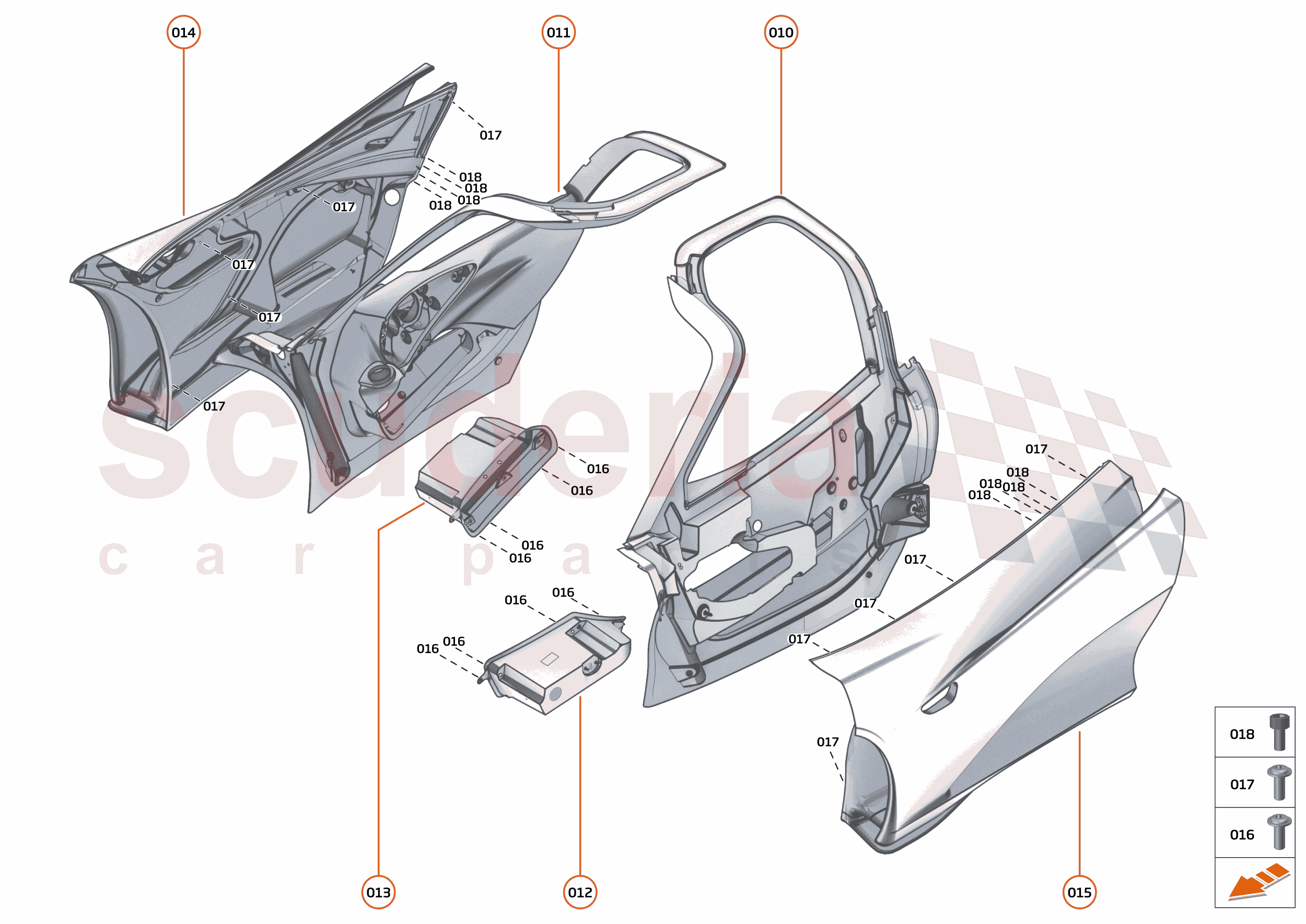 7 - CLOSURES - 7.3 - DOORS STRUCTURE of McLaren McLaren Ultimate Series McLaren Speedtail