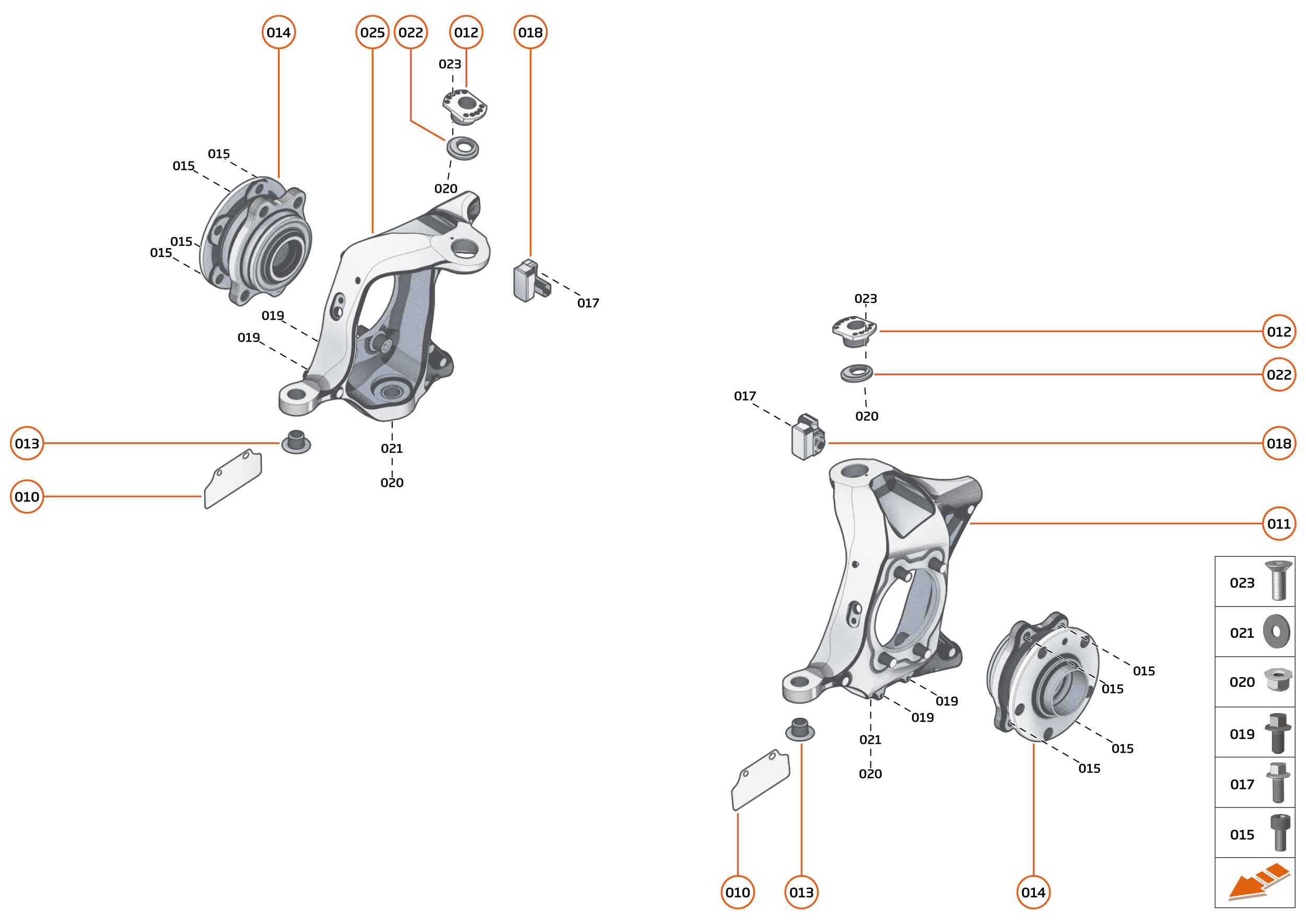 17 - SUSPENSION - 17.2 - UPRIGHTS FRONT of McLaren McLaren Ultimate Series McLaren Speedtail