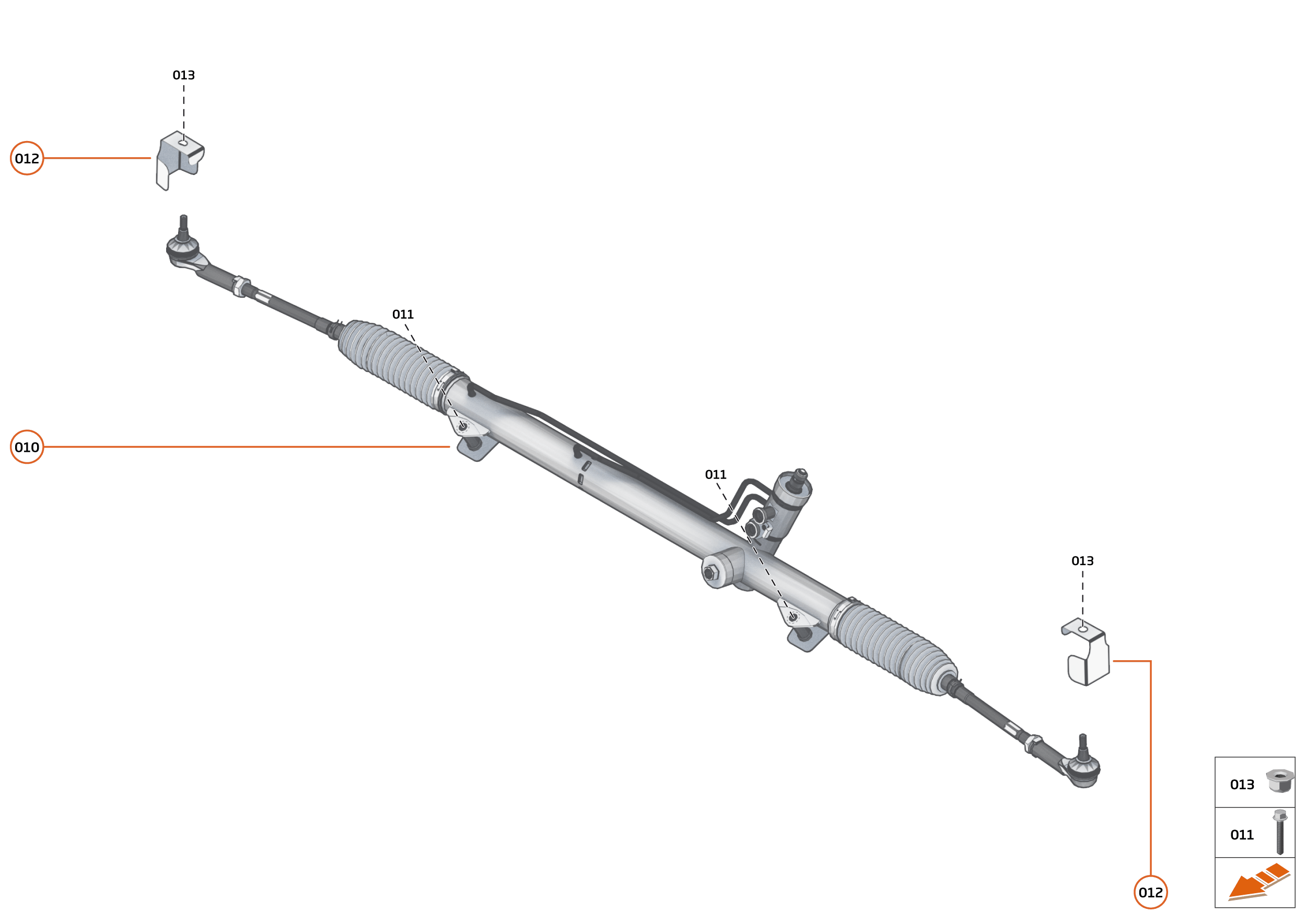 19 - STEERING - 19.3 - STEERING RACK of McLaren McLaren Ultimate Series McLaren Elva