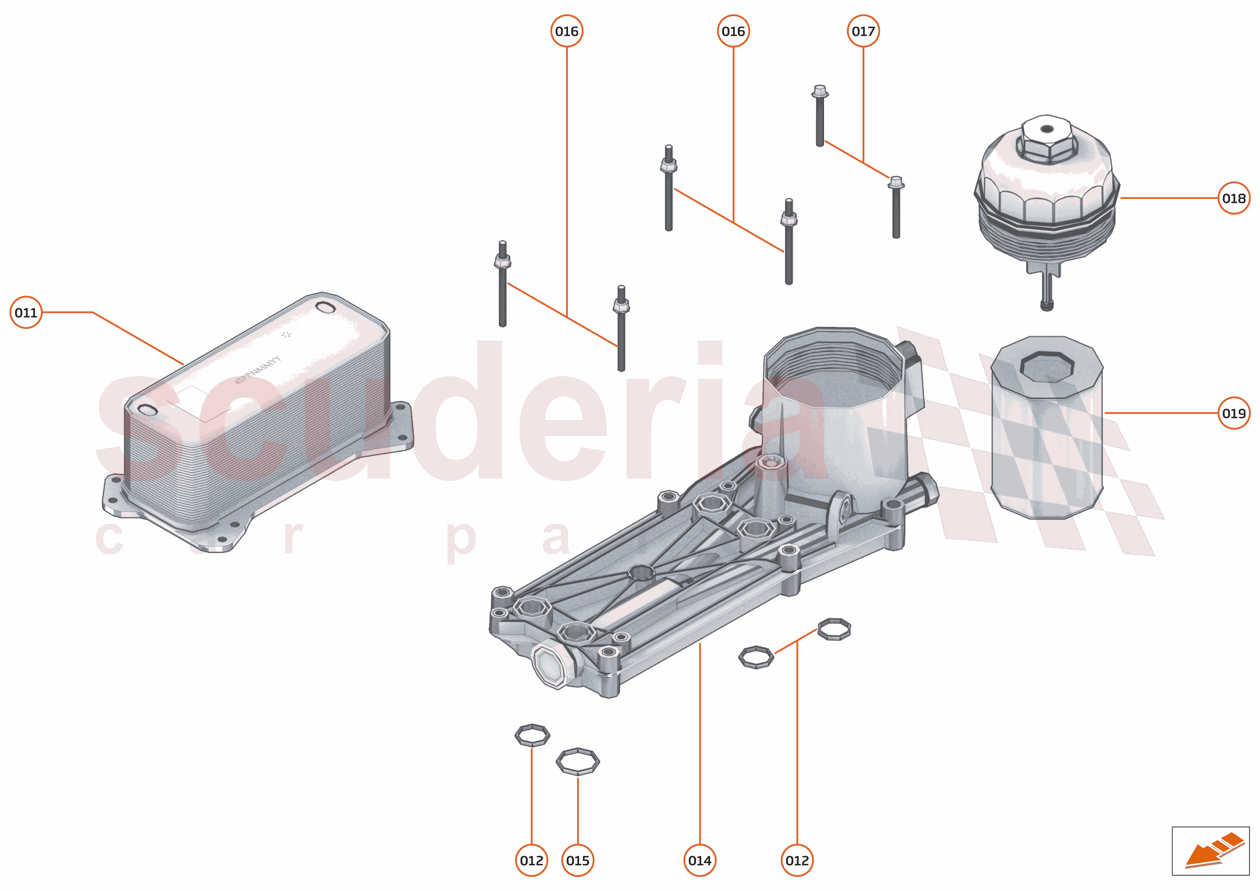22 - ENGINE - 22.2 - OIL FILTER ASSEMBLY & COOLER of McLaren McLaren Ultimate Series McLaren Senna