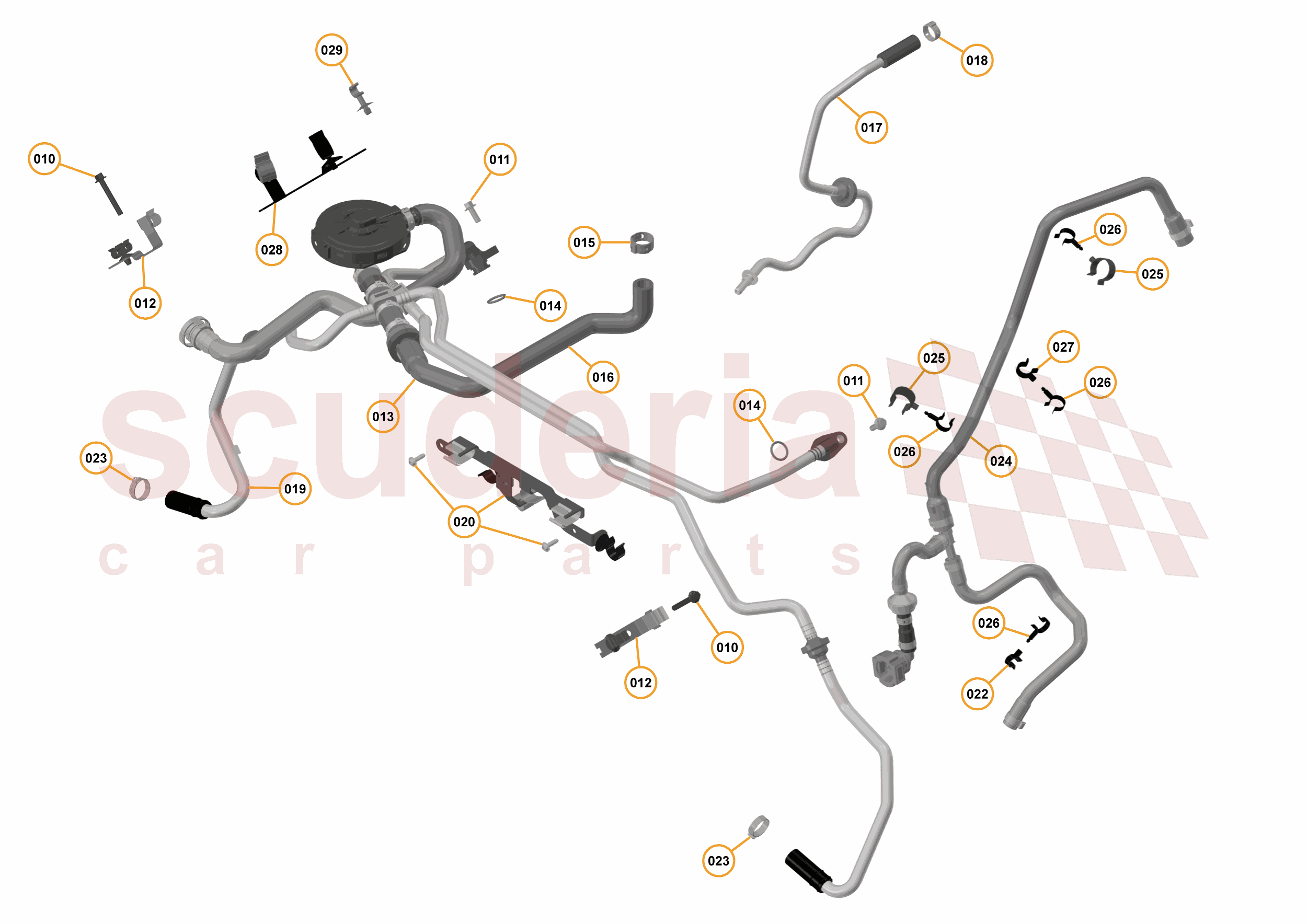 16 - F1 - POWER UNIT - 16.14 - 01 - POWER UNIT - BREATHER ASSEMBLY of McLaren McLaren McLaren 675LT Coupe
