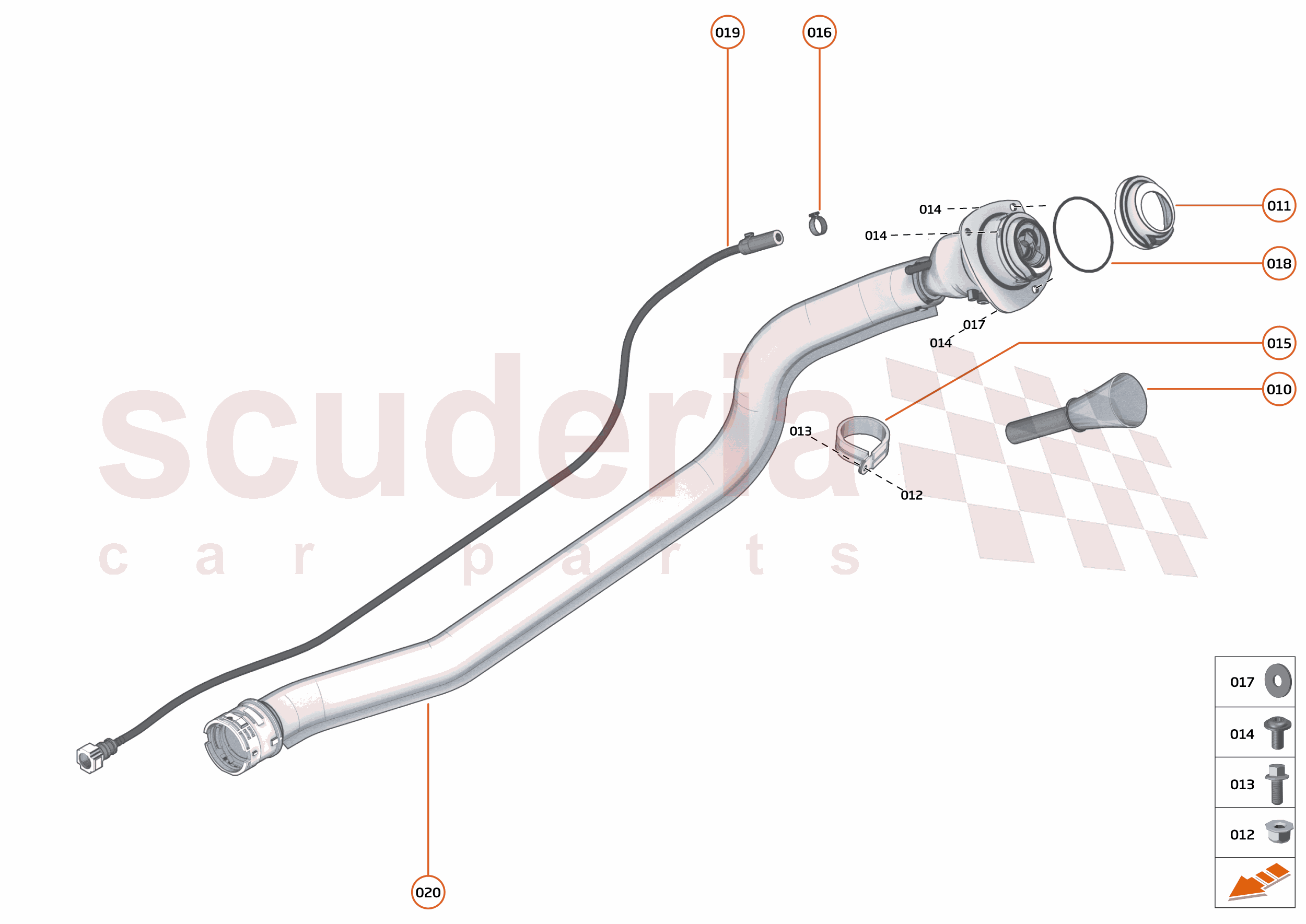27 - FUEL TANK - 27.3 - FUEL FILLER NECK of McLaren McLaren McLaren 600LT