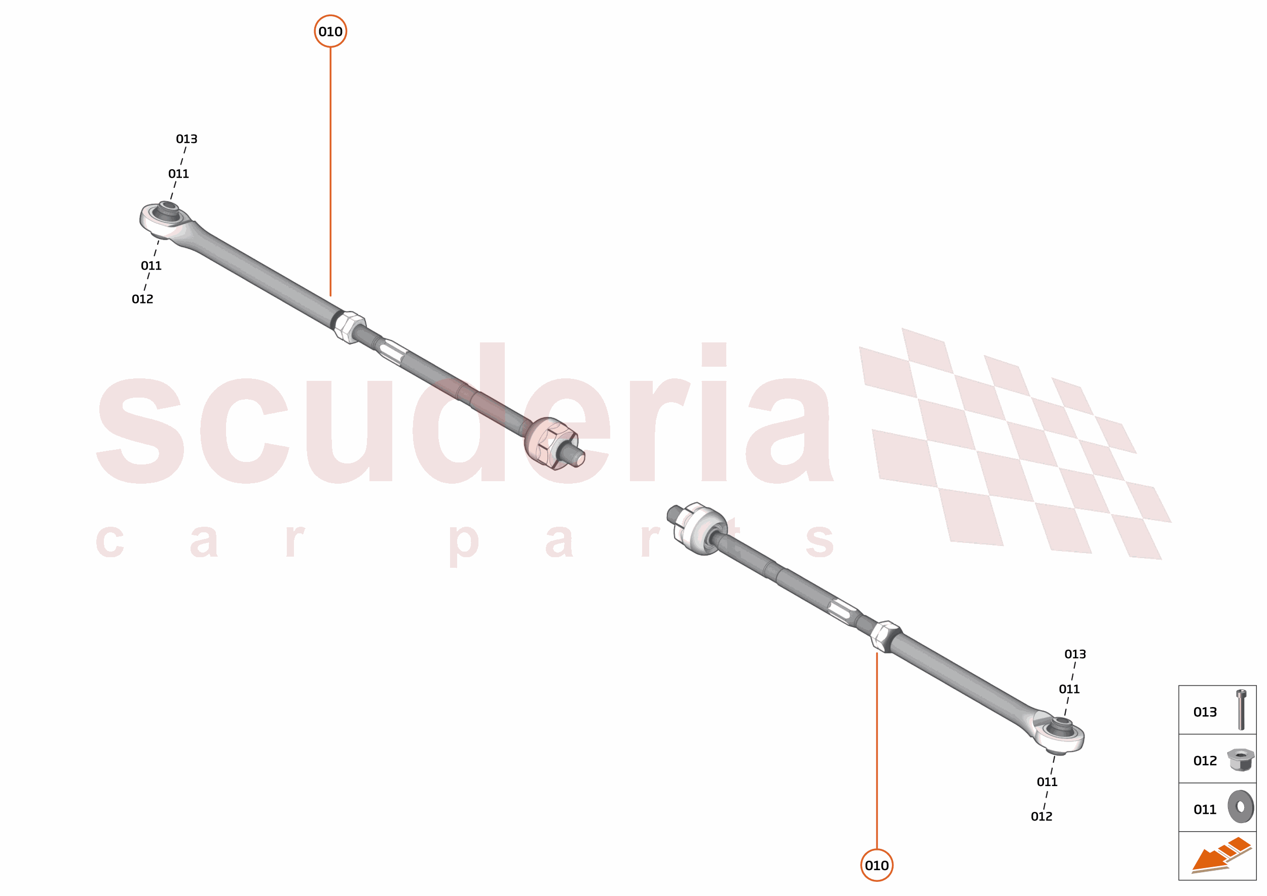 17 - SUSPENSION - 17.9 - REAR TOE LINK of McLaren McLaren Ultimate Series McLaren Senna GTR