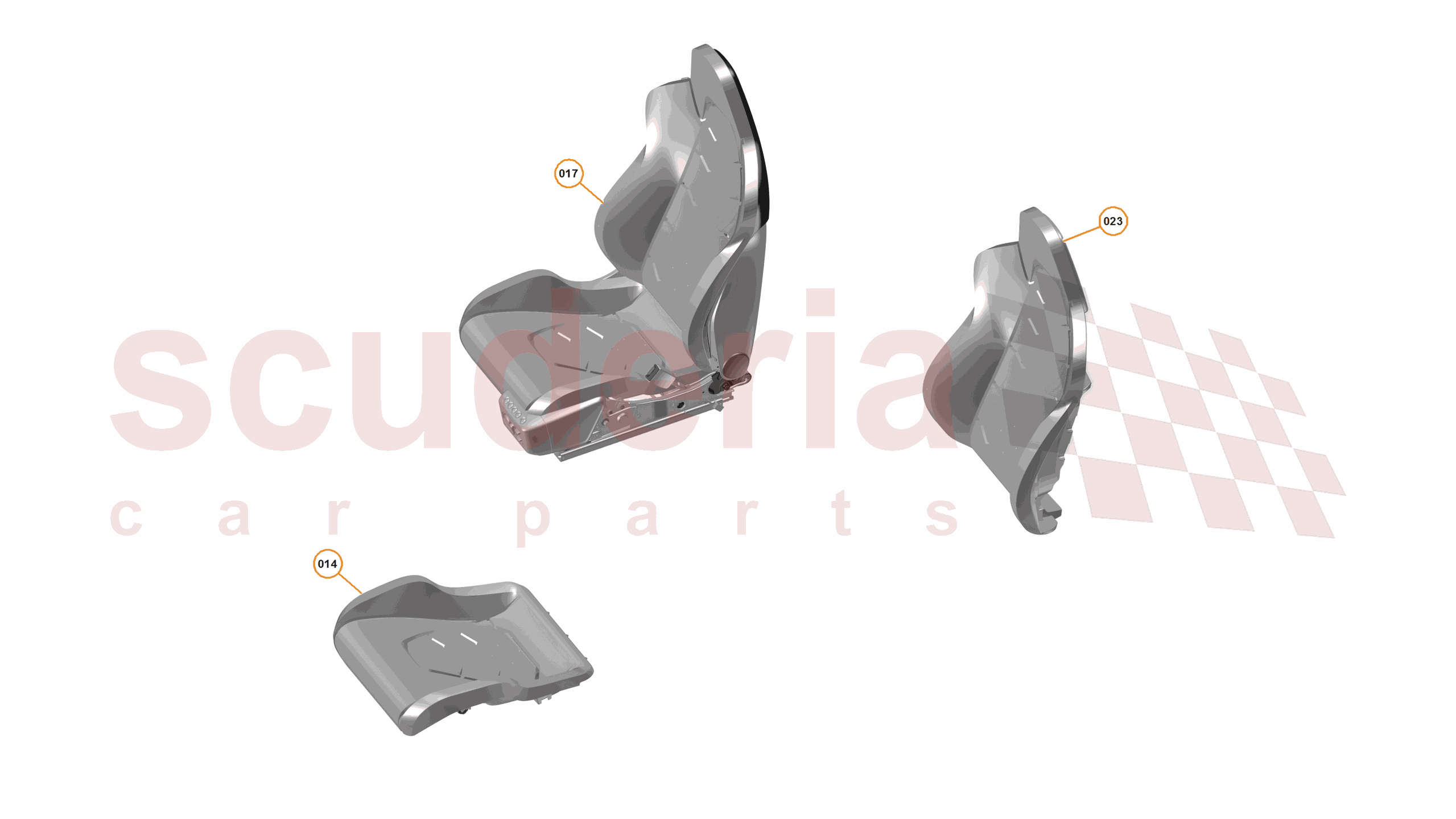 29 - N3 - SEAT ASSEMBLY - 29.6 - 01 - SEAT ASSEMBLY - SPACE FABRIC - ELECTRIC of McLaren McLaren McLaren 12C Coupe