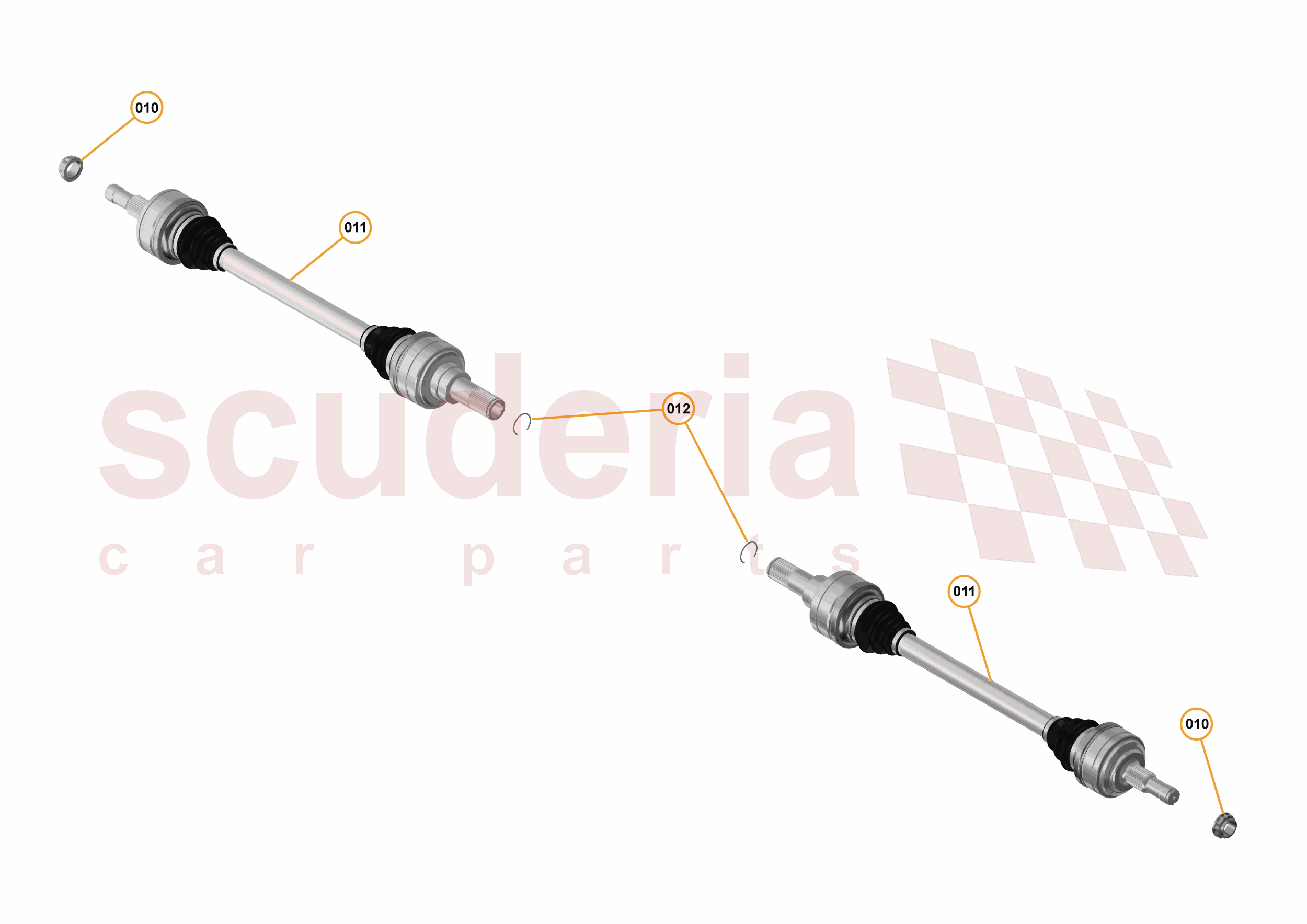 43 - DRIVESHAFTS - 43.1 - DRIVESHAFTS of McLaren McLaren McLaren 720S Coupe