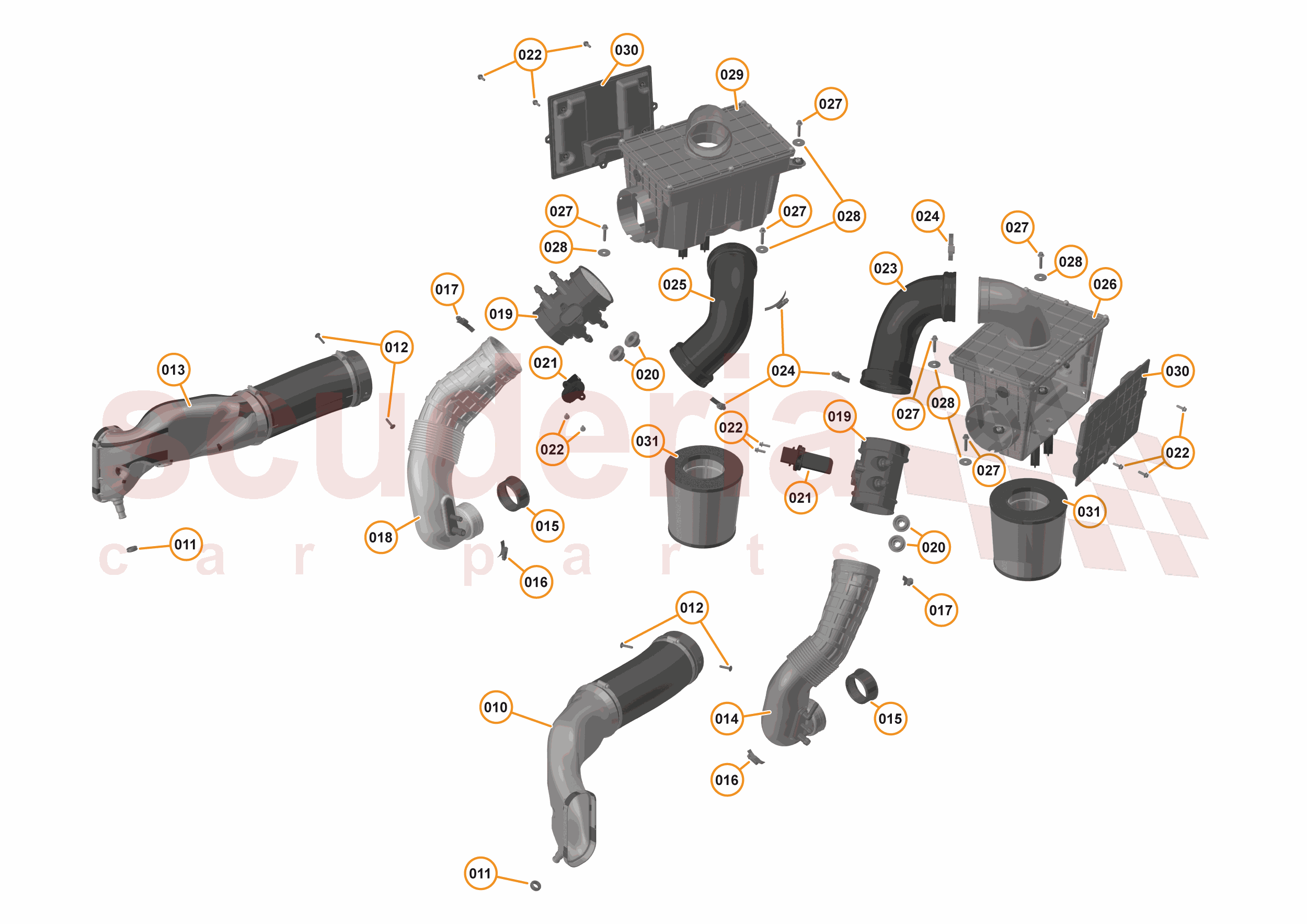 33 - ENGINE AIR SYSTEMS - 33.1 - AIR INTAKE LOW PRESSURE SYSTEM of McLaren McLaren McLaren 570GT