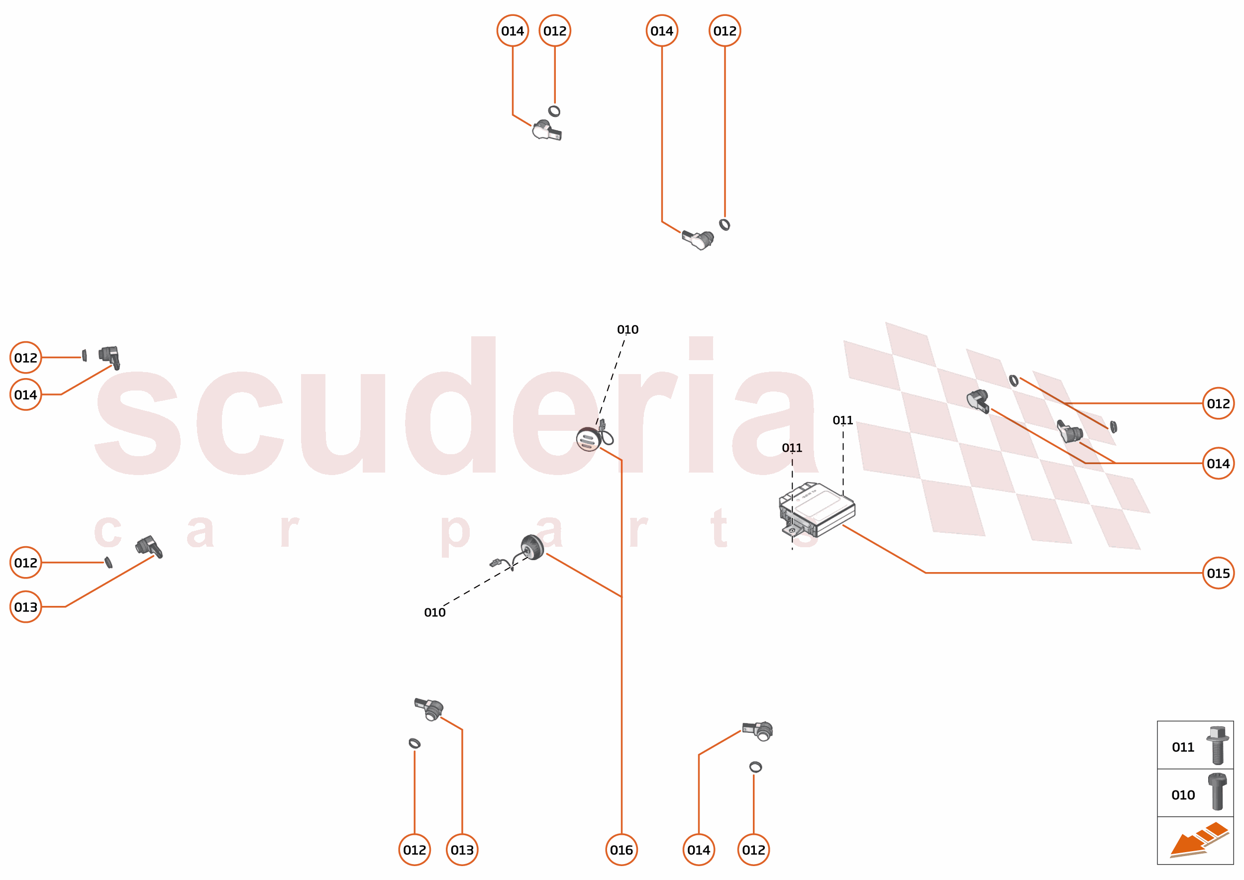 43 - ELECTRICAL SYSTEMS - 43.10 - PARKING ASSISTANCE SYSTEM of McLaren McLaren McLaren 600LT