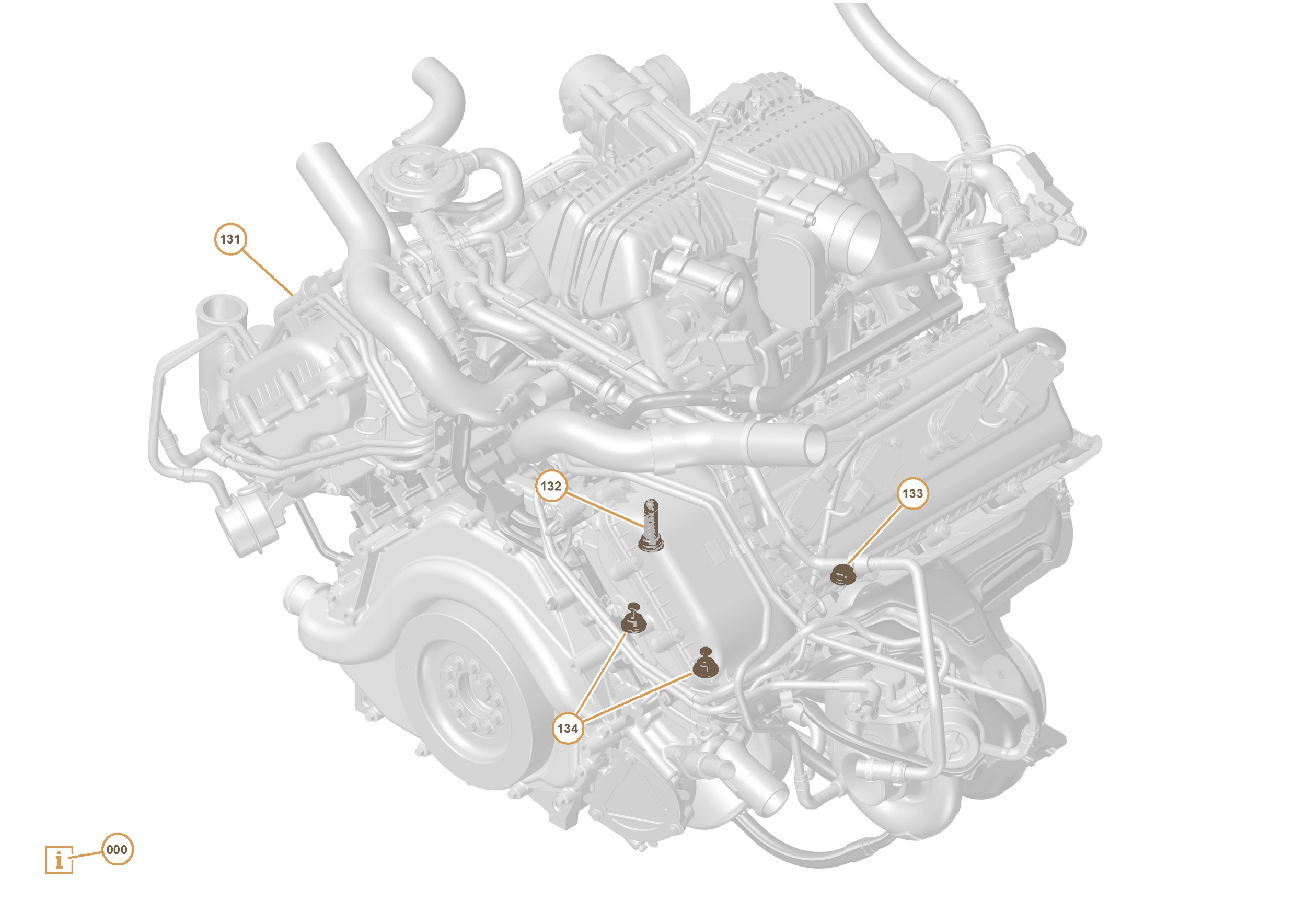 32 - ENGINE - 32.10 - POWER UNIT ASSEMBLY AND HARDWARE of McLaren McLaren Ultimate Series McLaren P1 Coupe