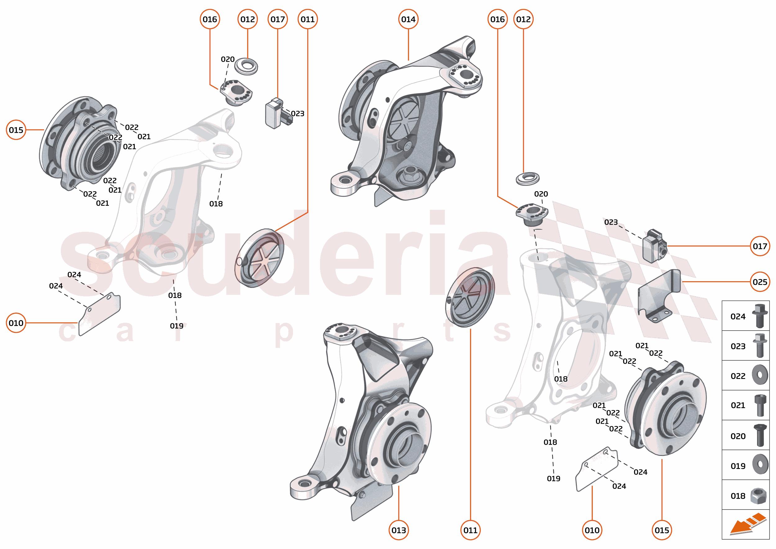 19 - SUSPENSION - 19.2 - UPRIGHTS FRONT of McLaren McLaren McLaren Artura