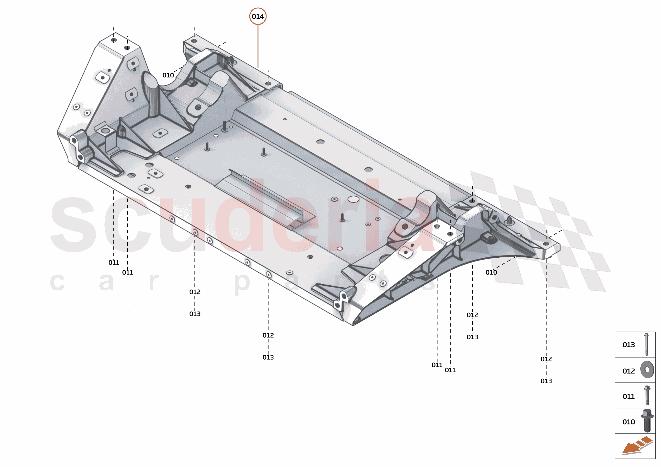 1 - FRONT STRUCTURES - 1.2 - FRONT SUBFRAME of McLaren McLaren McLaren 620R