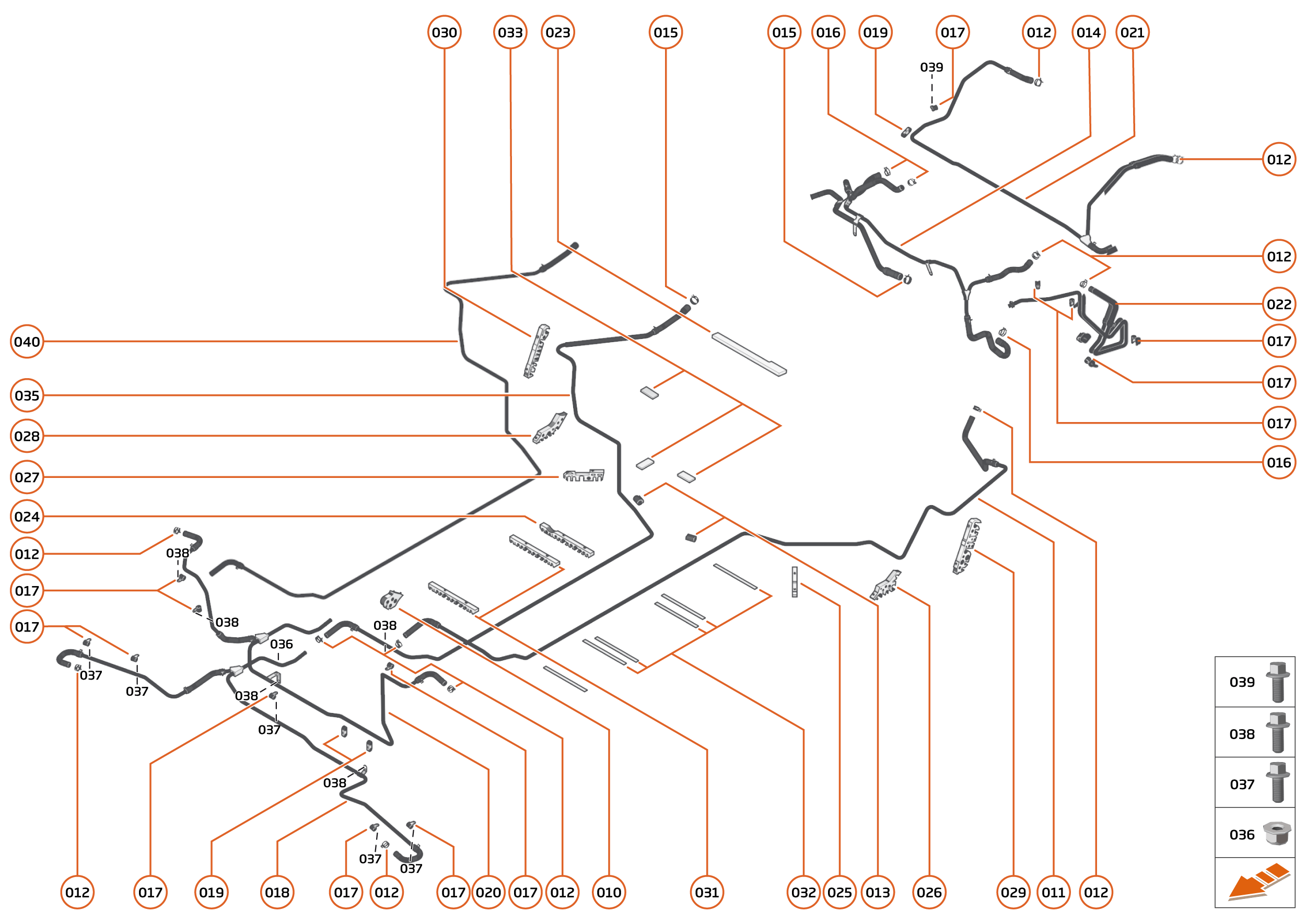 29 - COOLING SYSTEM - 29.4 - LOW TEMPERATURE CIRCUIT & PIPES of McLaren McLaren Ultimate Series McLaren Speedtail