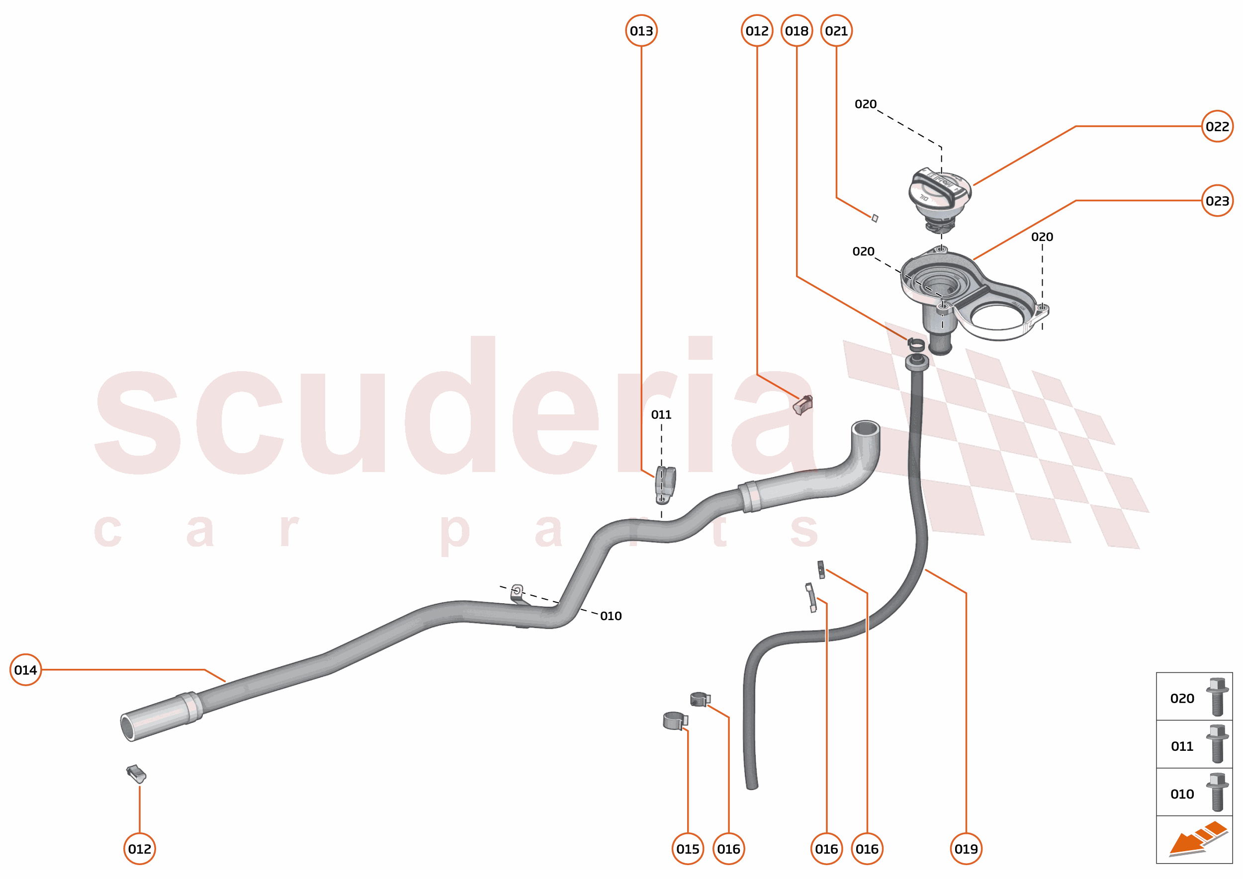 36 - ENGINE OIL SYSTEM - 36.3 - ENGINE OIL FILL SYSTEM of McLaren McLaren McLaren 600LT Spider