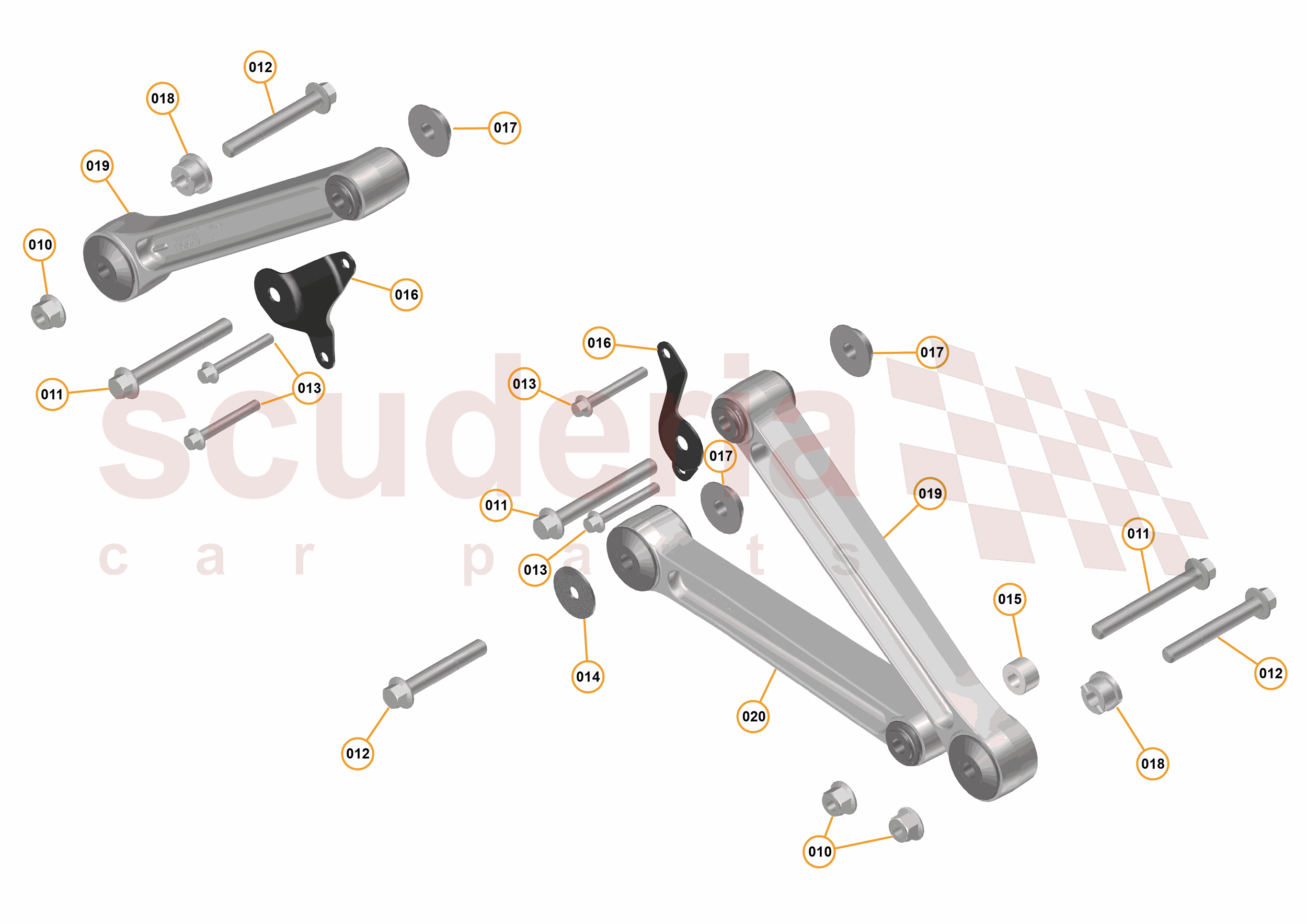 38 - ENGINE MOUNTING - 38.1 - ENGINE MOUNTING SYSTEM of McLaren McLaren McLaren 570S Spider