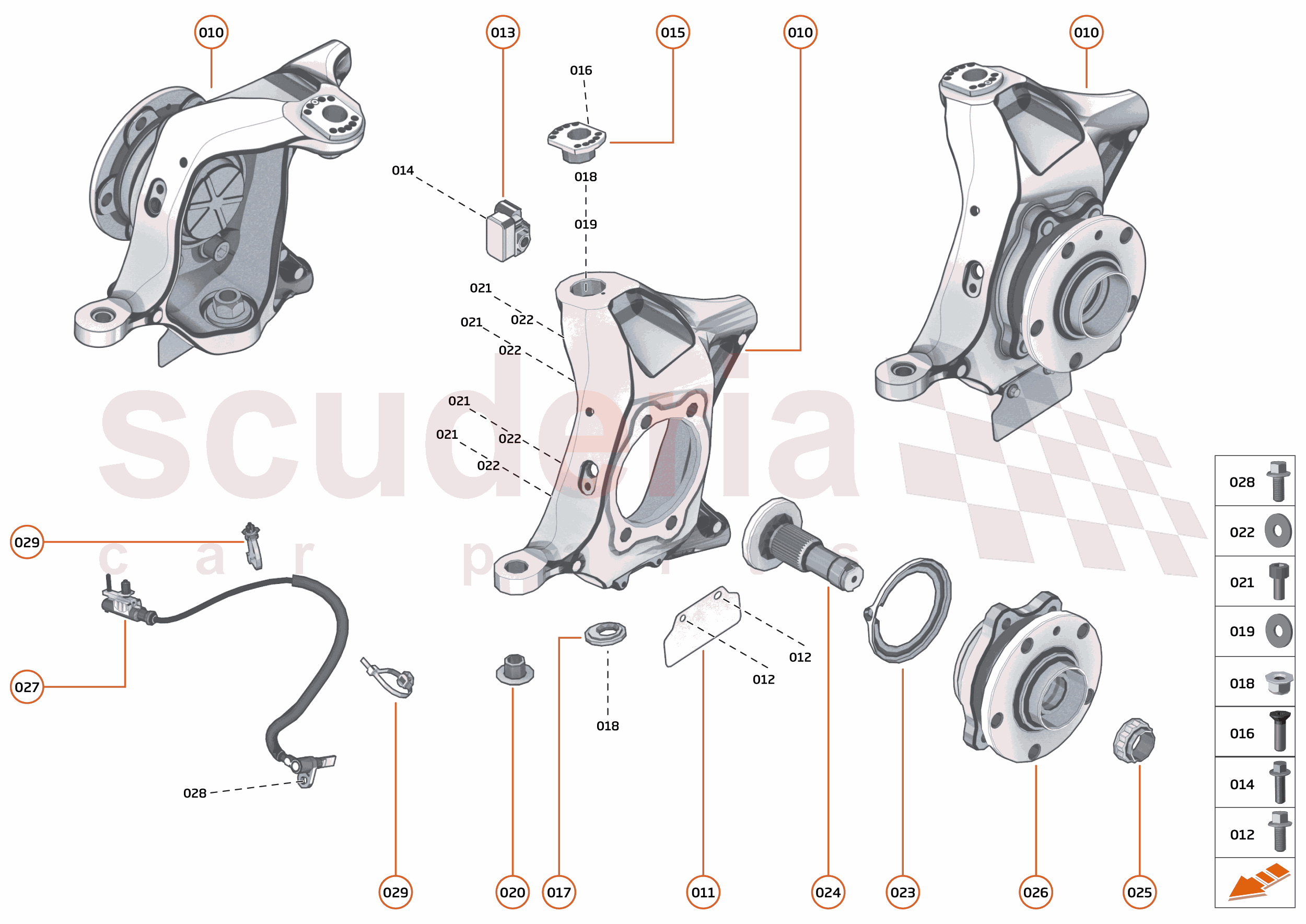 17 - SUSPENSION - FRONT - 17.2 - UPRIGHTS FRONT of McLaren McLaren McLaren 720S Spider