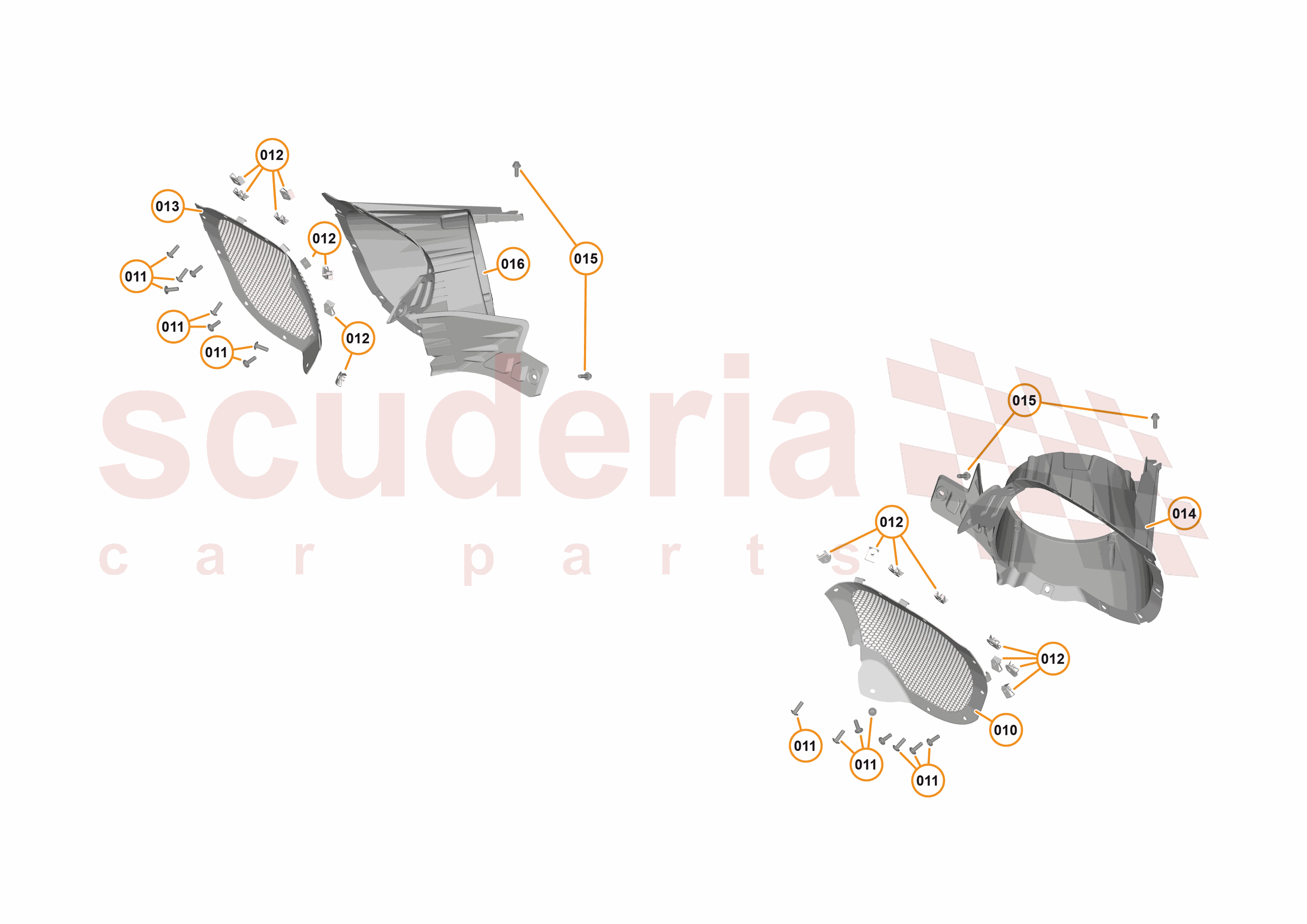 12 - DUCTS, VENTS & FLOORS - 12.3 - REAR DUCTS & VENTS of McLaren McLaren McLaren 540C Coupe