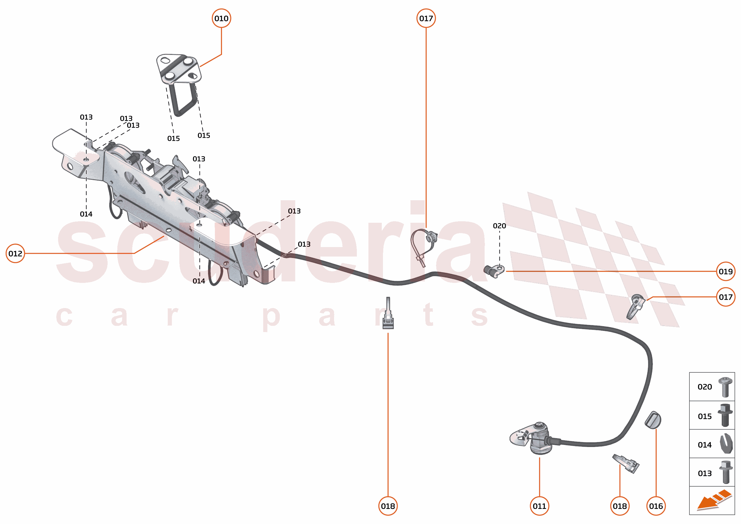 9 - CLOSURES ANCILLARIES - 9.1 - BONNET LATCH of McLaren McLaren Ultimate Series McLaren Speedtail