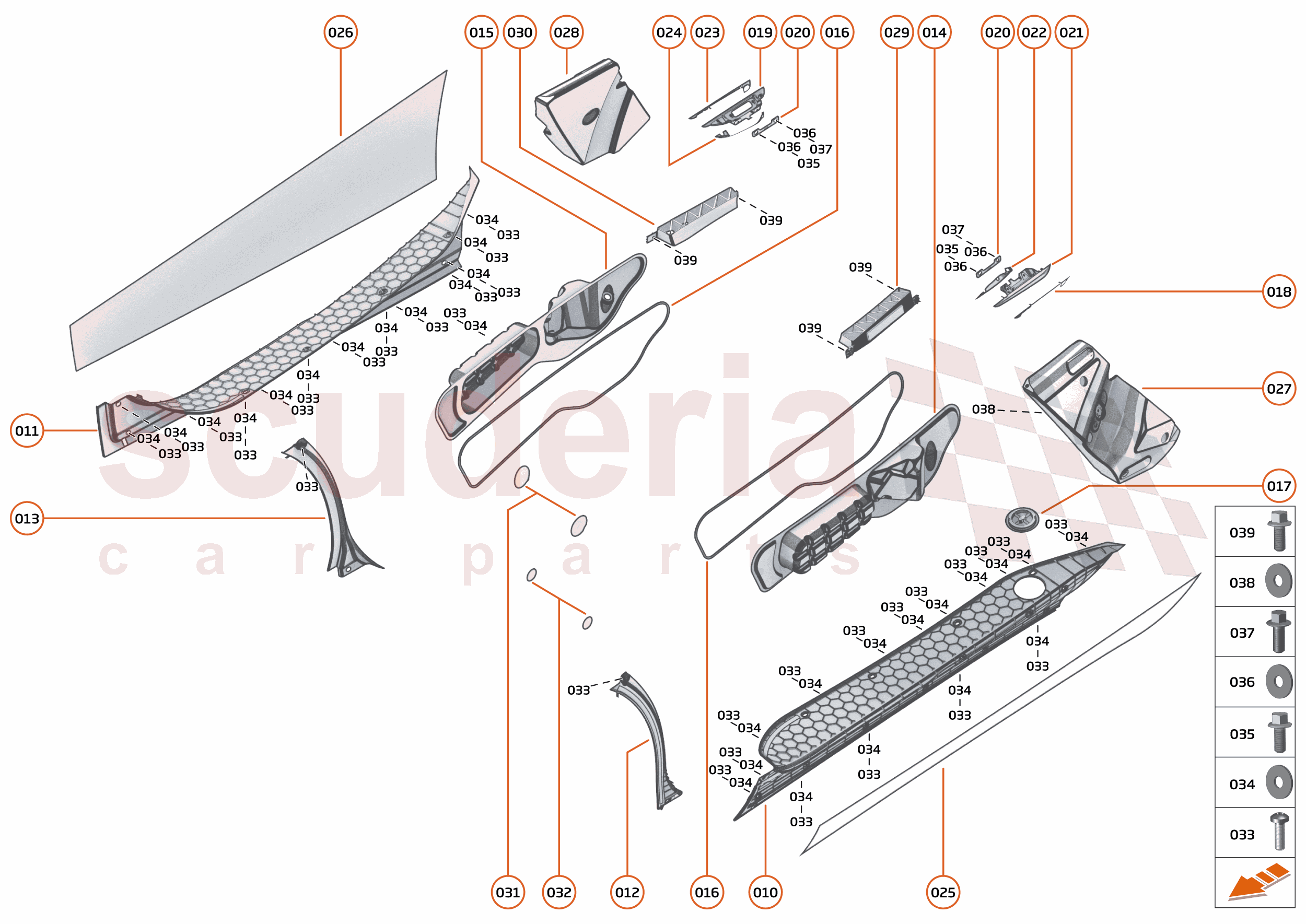 10 - CLOSURES ANCILLARIES - 10.3 - DOOR HARDWARE of McLaren McLaren McLaren Artura