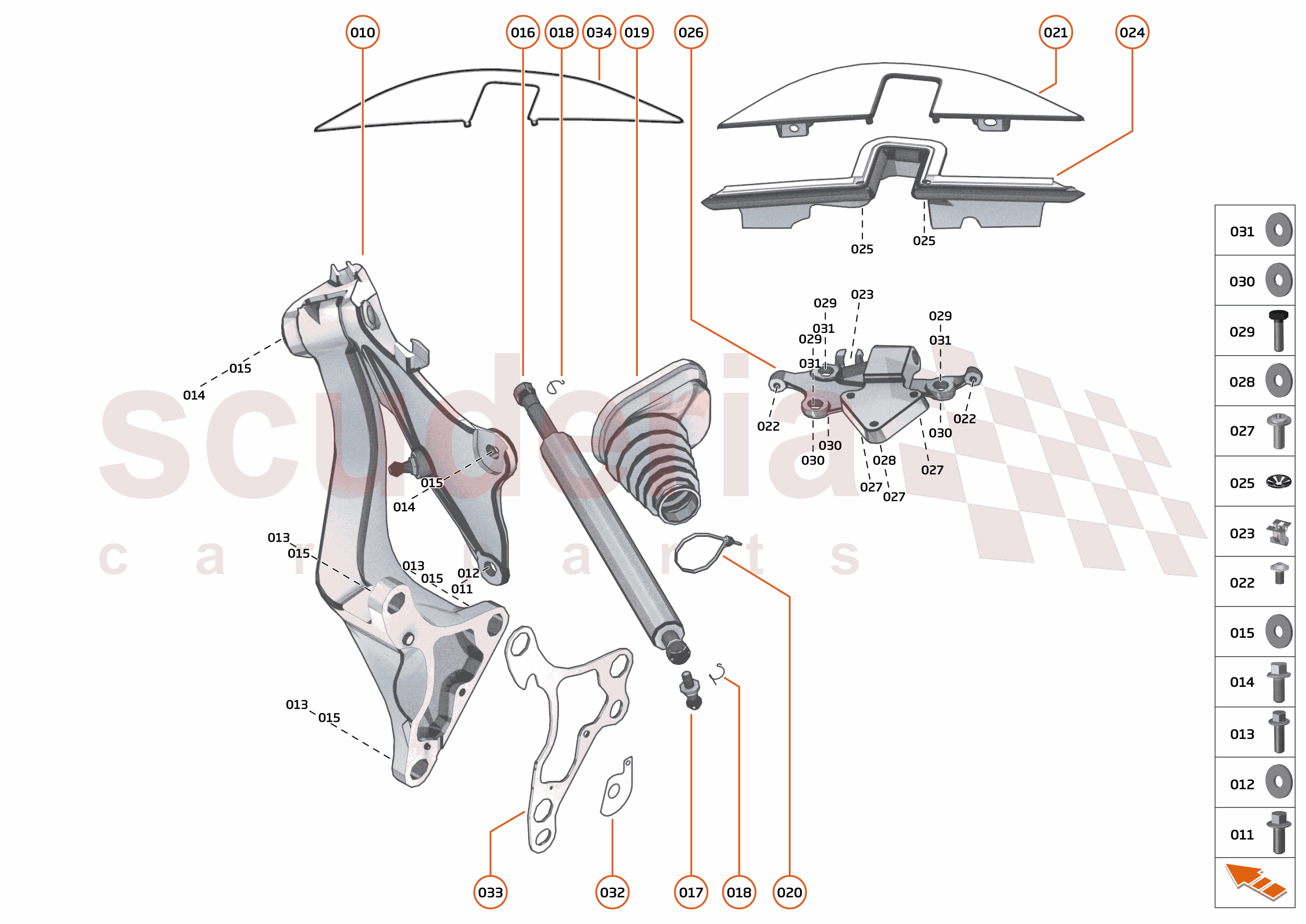 7 - CLOSURES - 7.5 - DOOR HINGE of McLaren McLaren McLaren 765LT