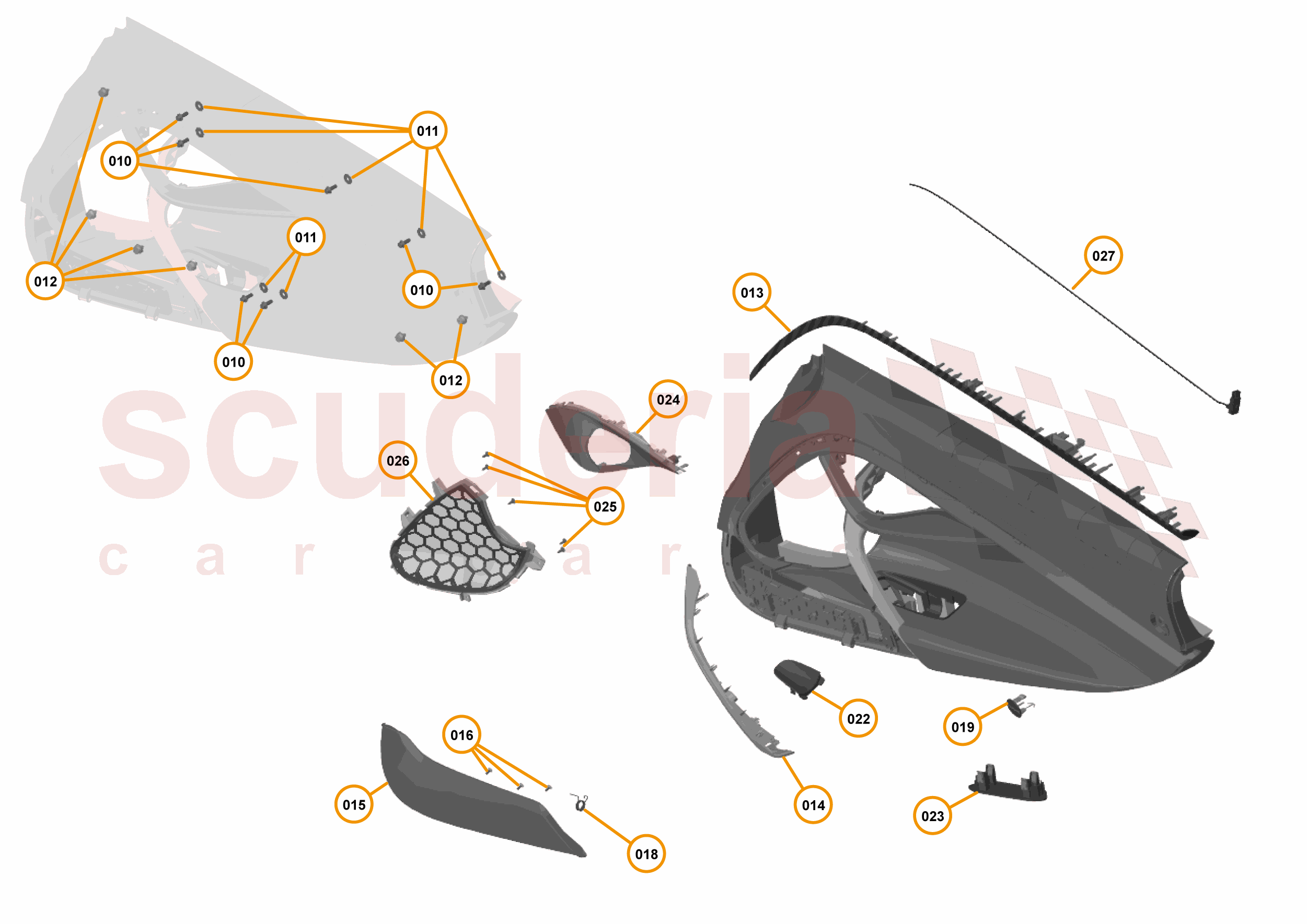 49 - INTERIOR SYSTEMS - 49.20 - DOOR CASING - COMPONENTS & HARDWARE of McLaren McLaren McLaren 720S Coupe