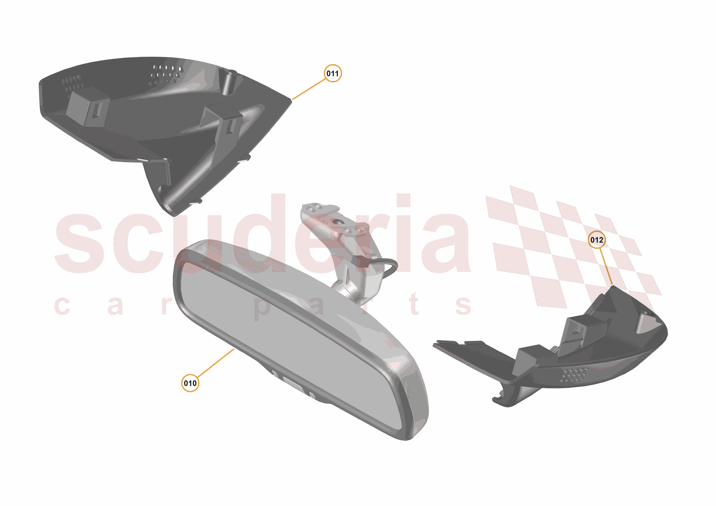 47 - INTERIOR SYSTEMS - 47.8 - DRIVER MIRROR of McLaren McLaren McLaren 570GT