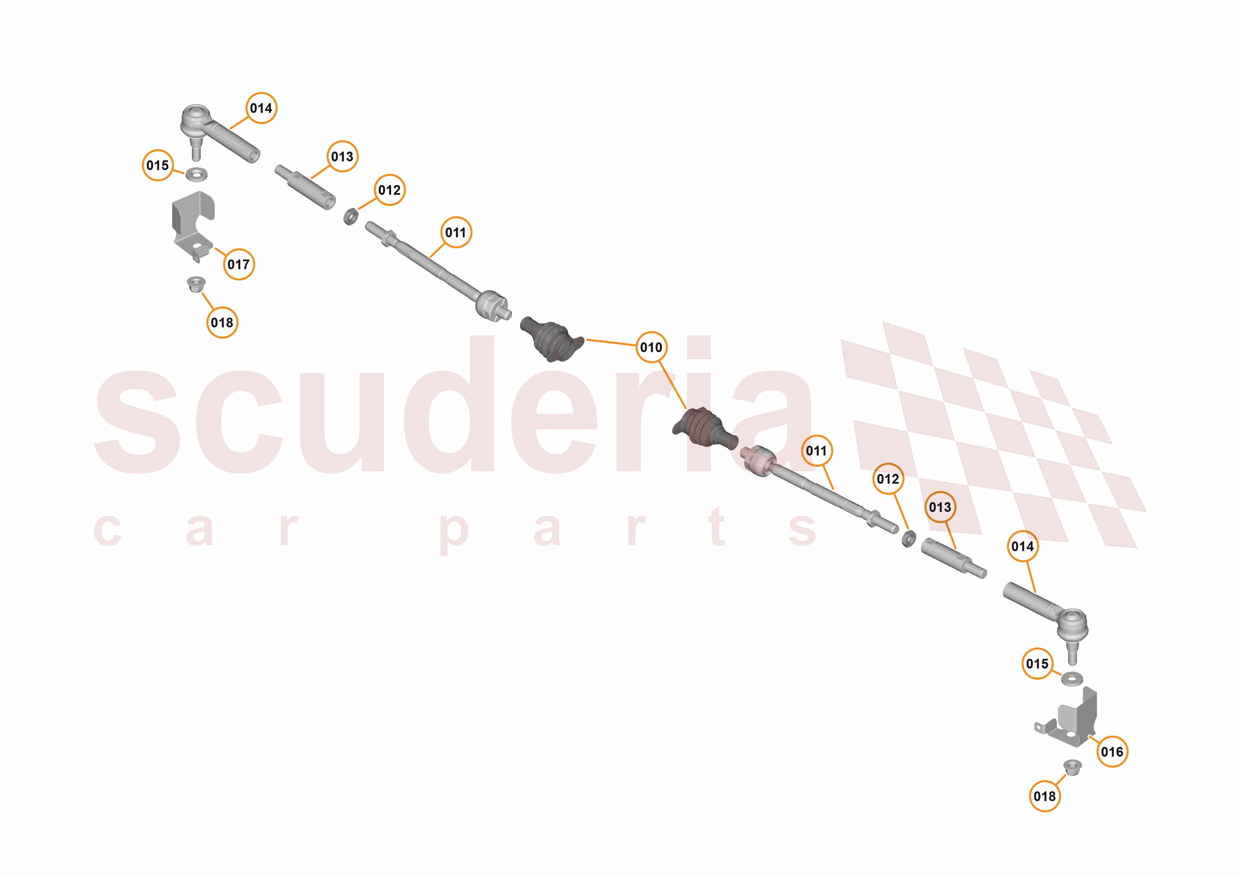 17 - SUSPENSION - REAR - 17.5 - REAR TOE LINK of McLaren McLaren McLaren 540C Coupe