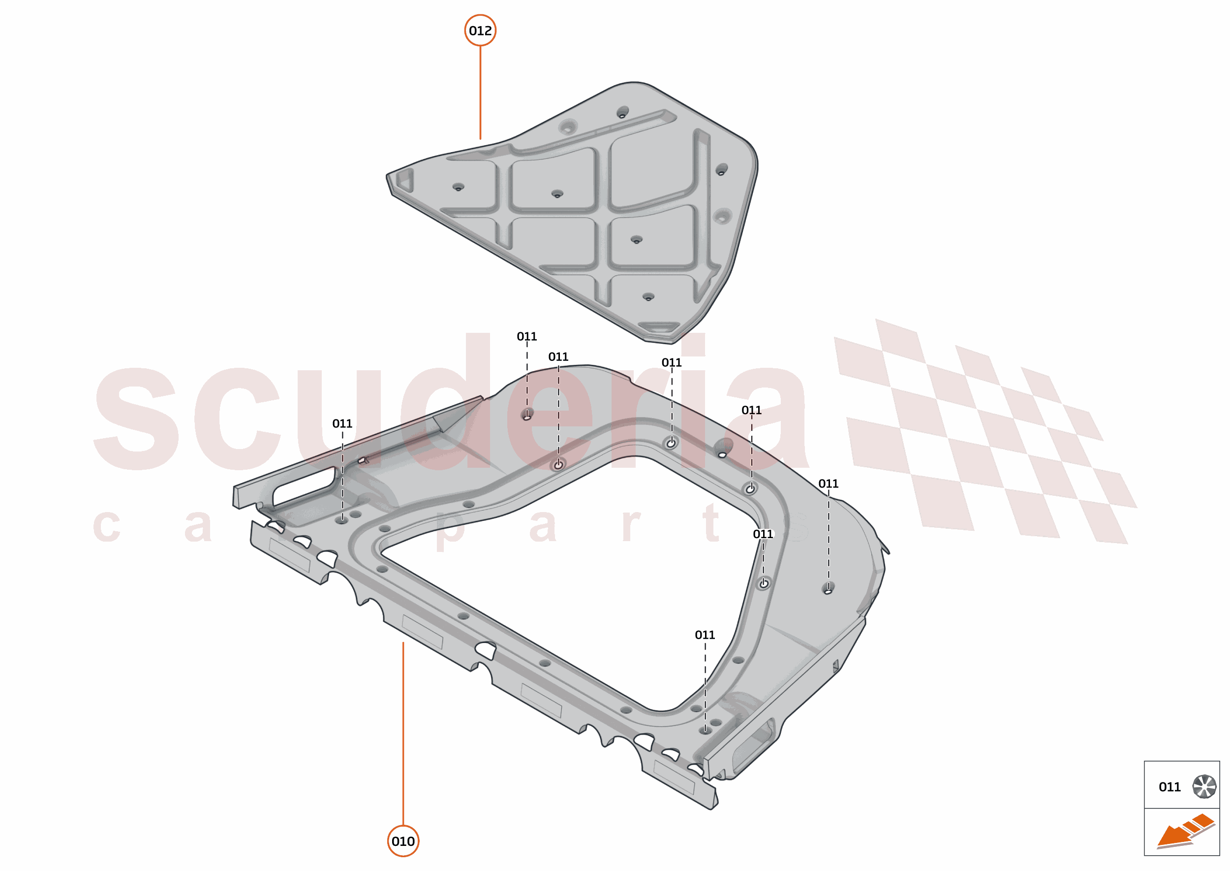 6 - PANELS - 6.4 - BULKHEAD of McLaren McLaren McLaren 750S Coupe