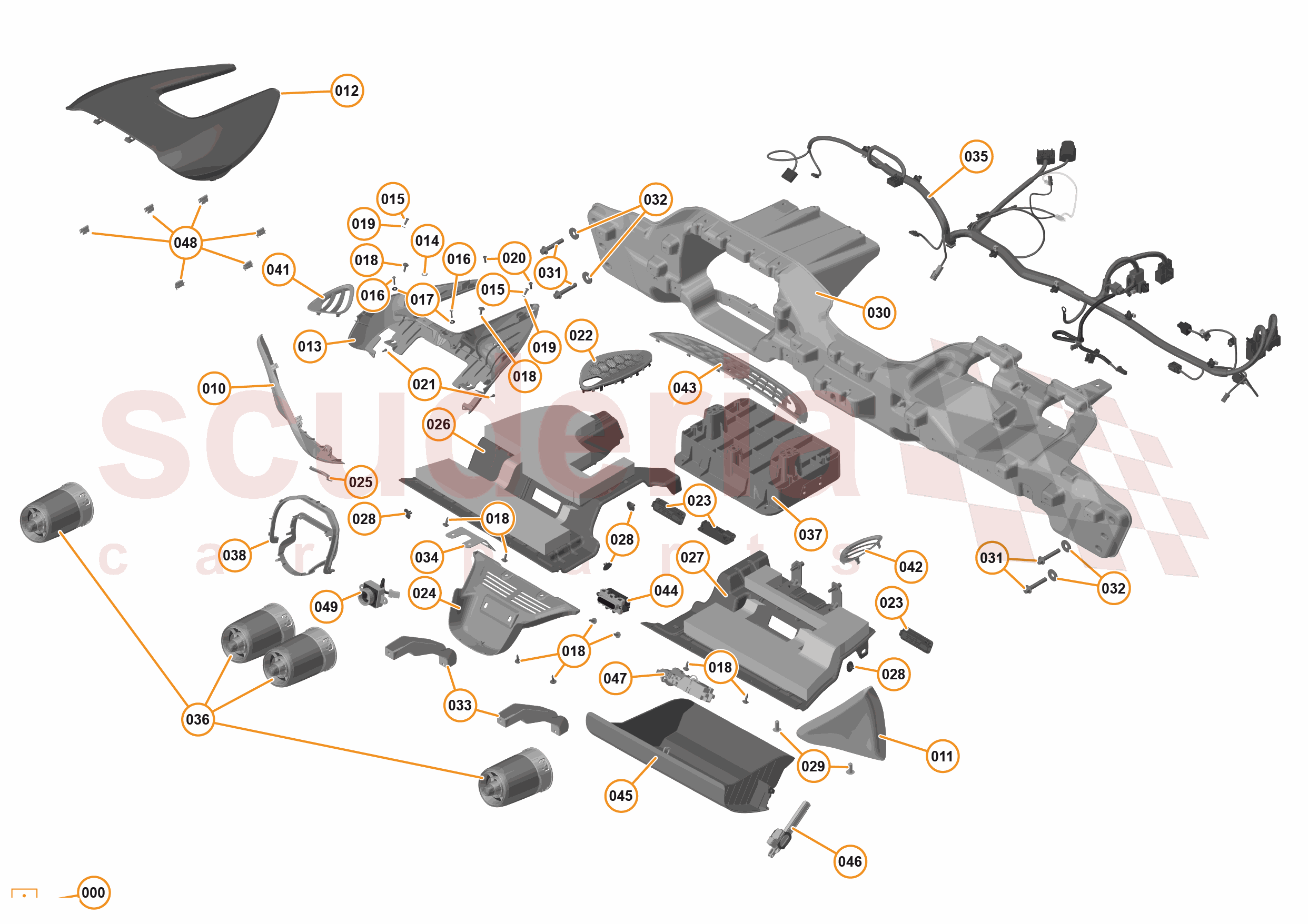 47 - INTERIOR SYSTEMS - 47.1 - FACIA - COMPONENTS & HARDWARE of McLaren McLaren McLaren 570S Coupe