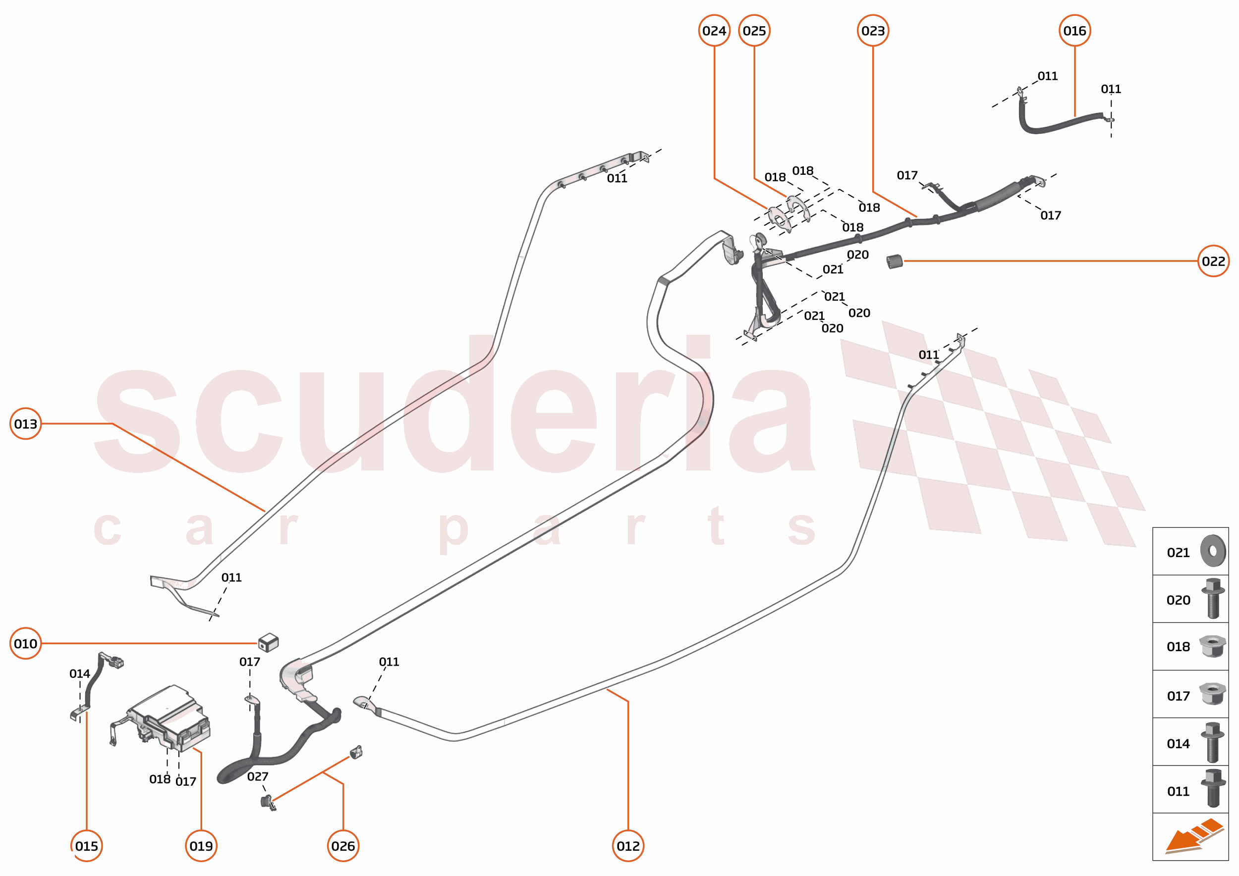 42 - WIRING HARNESS - 42.1 - POWER AND GROUND DISTRIBUTION of McLaren McLaren McLaren 600LT