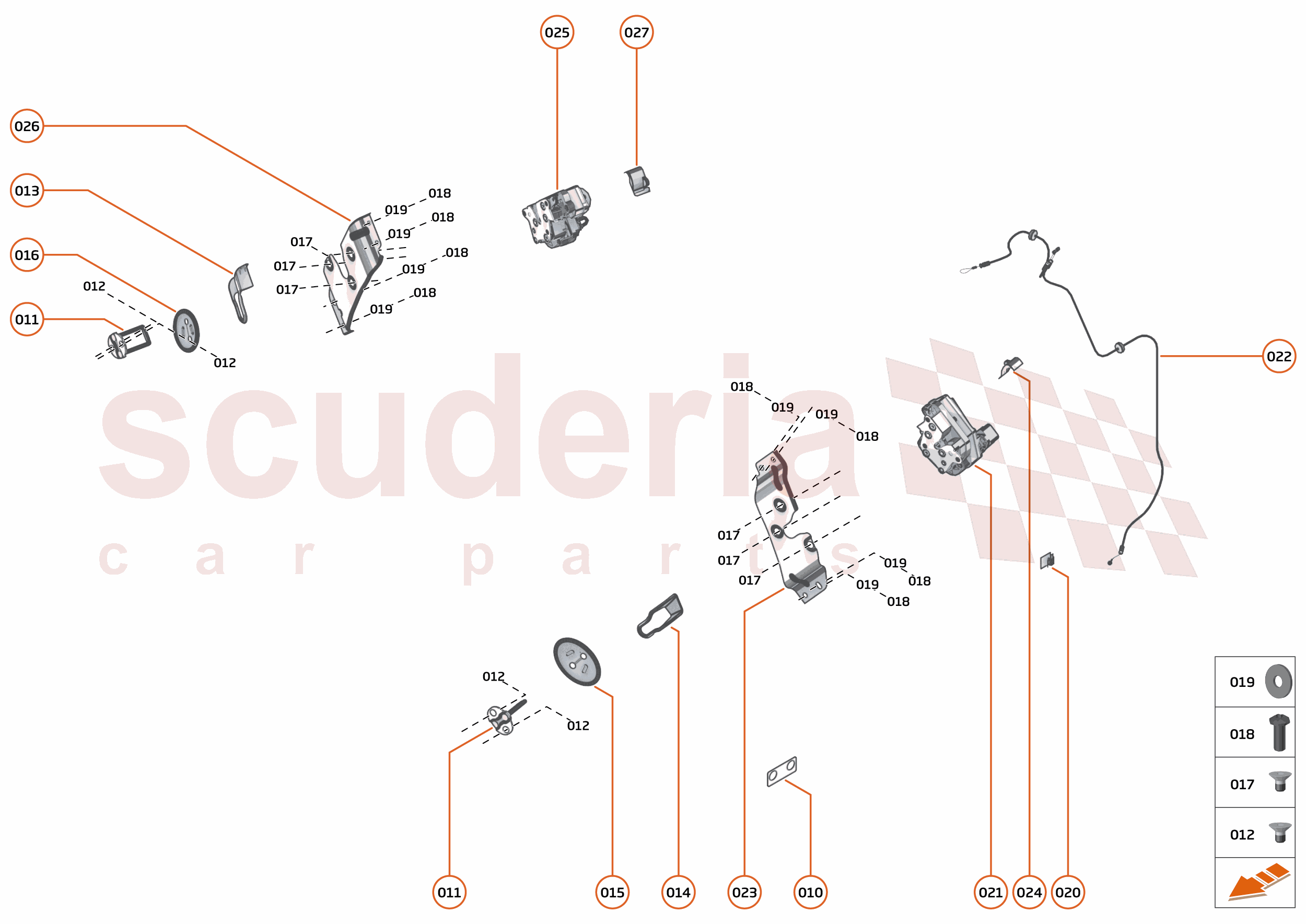 6 - CLOSURES - 6.7 - DOOR LATCH of McLaren McLaren McLaren 600LT