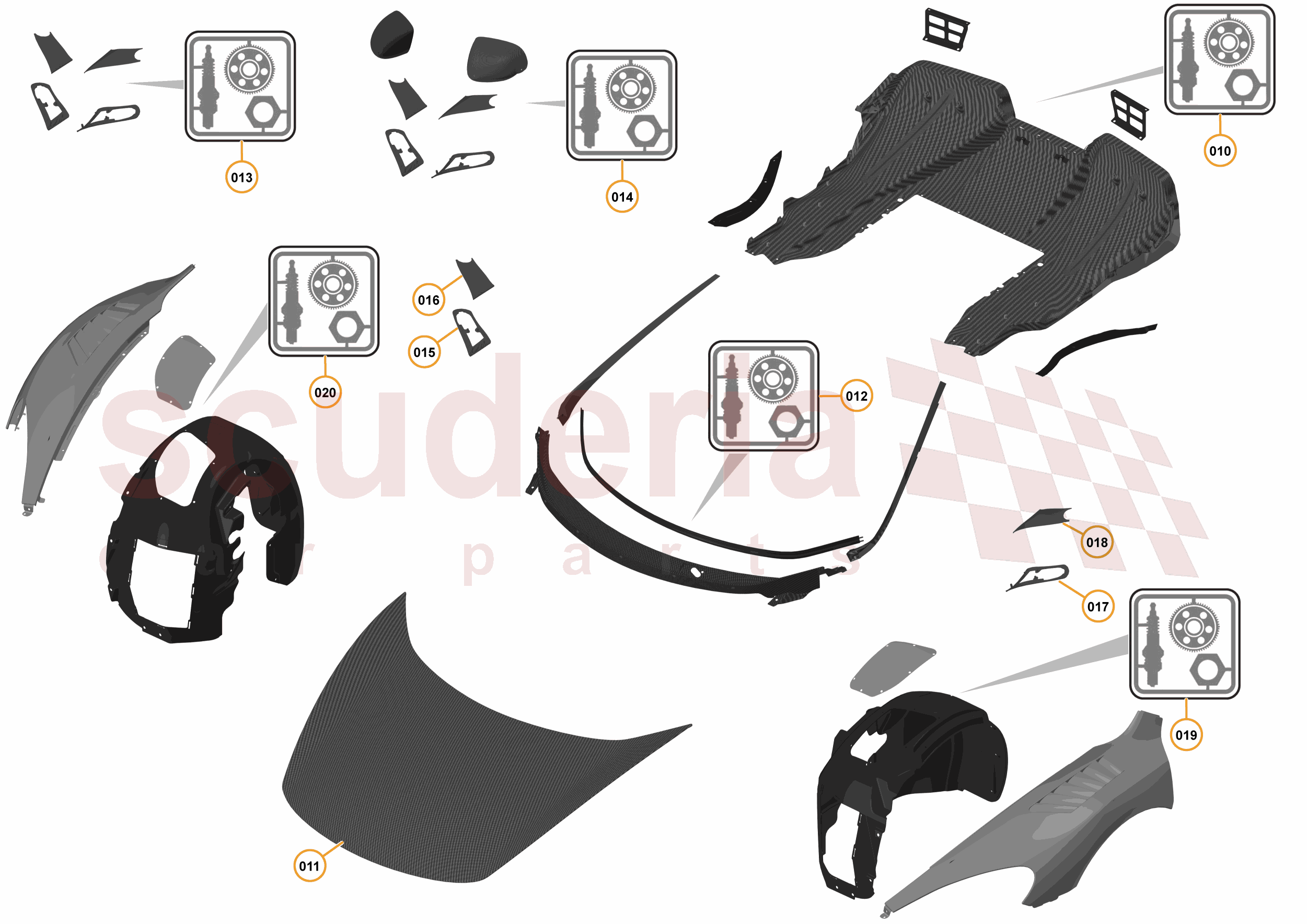 38 - X1 â€“ MSO AFTERMARKET - 38.1 - 01 - MSO AFTERMARKET - BODY of McLaren McLaren McLaren 650S Coupe