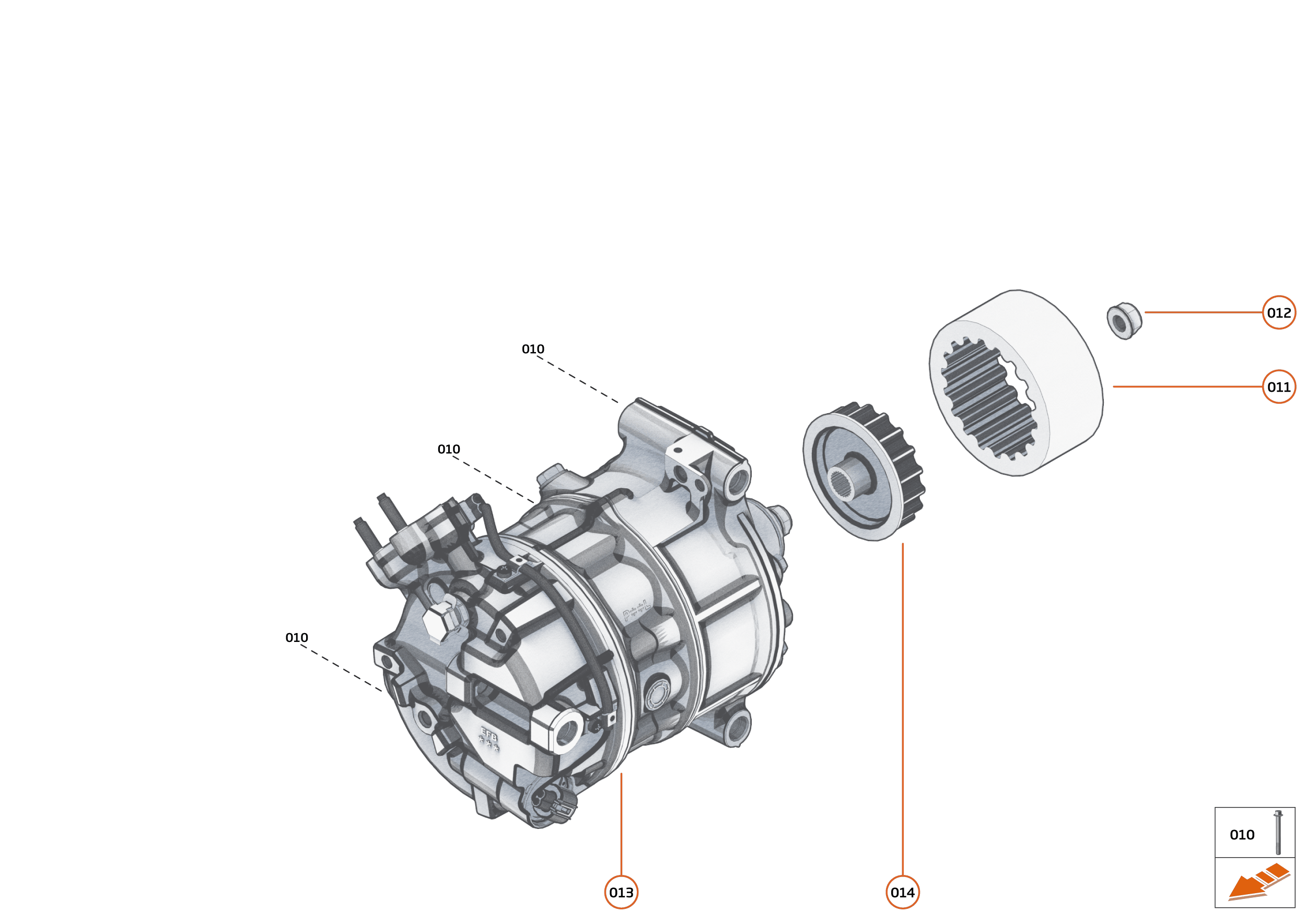 22 - ENGINE - 22.13 - HVAC COMPRESSOR of McLaren McLaren Ultimate Series McLaren Speedtail