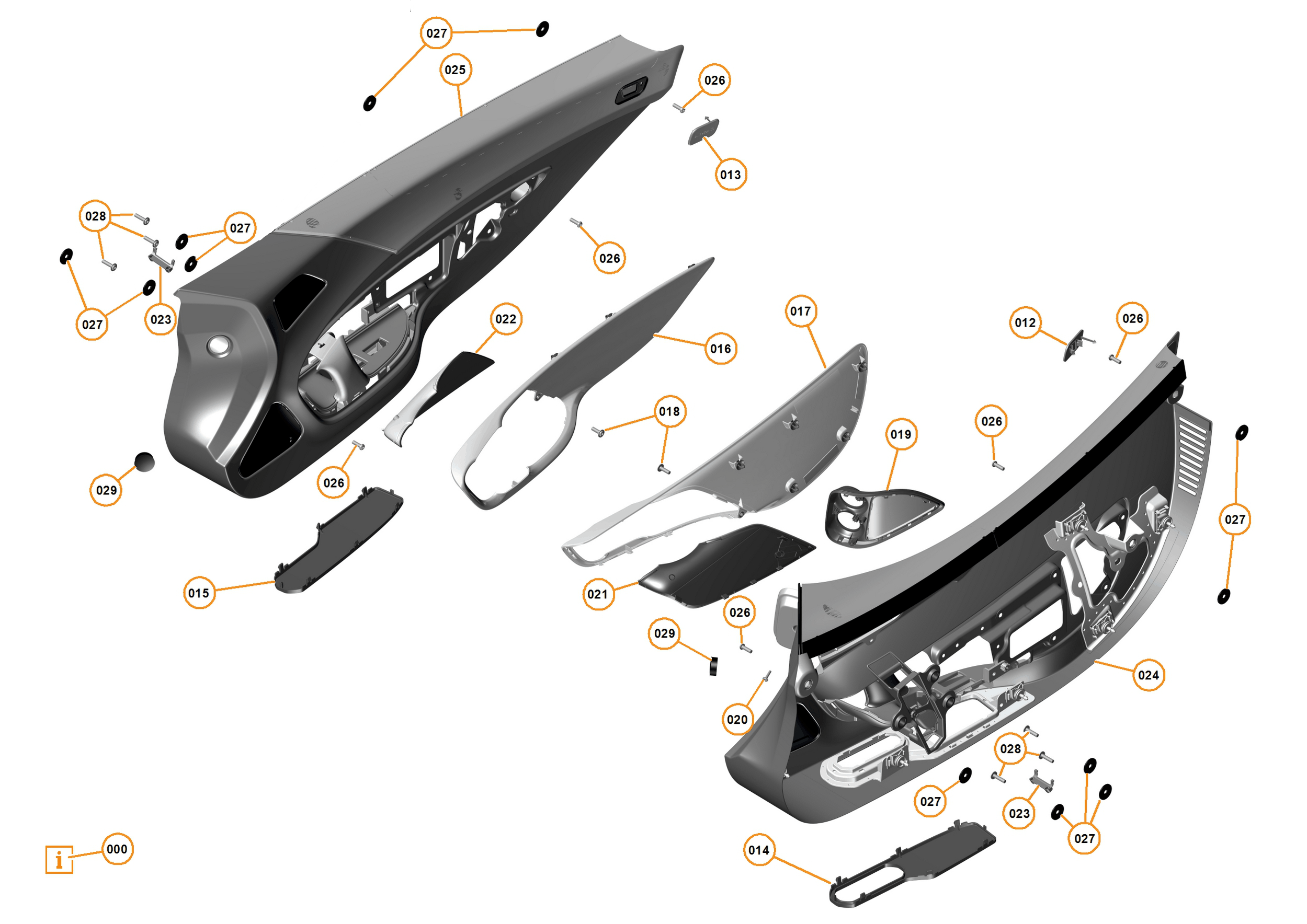 49 - INTERIOR SYSTEMS - 49.11 - DOOR CASING of McLaren McLaren Ultimate Series McLaren P1 Coupe