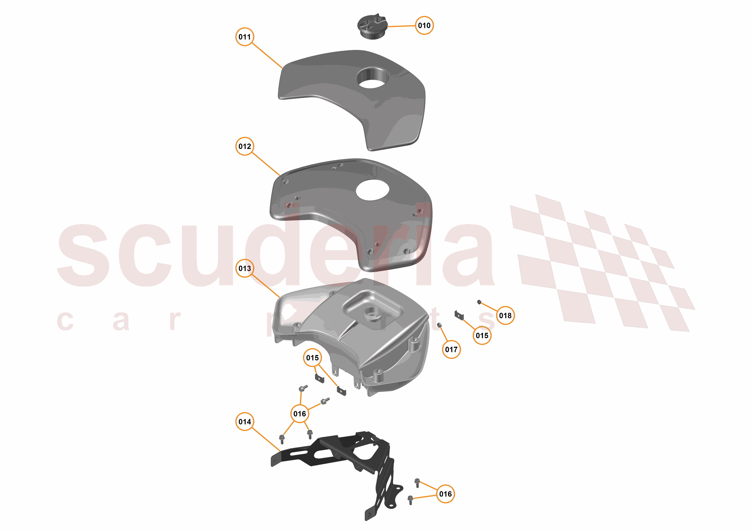 14 - L1 - COOLING SYSTEM - 14.3 - 01 - HEADER TANK of McLaren McLaren McLaren 675LT Spider