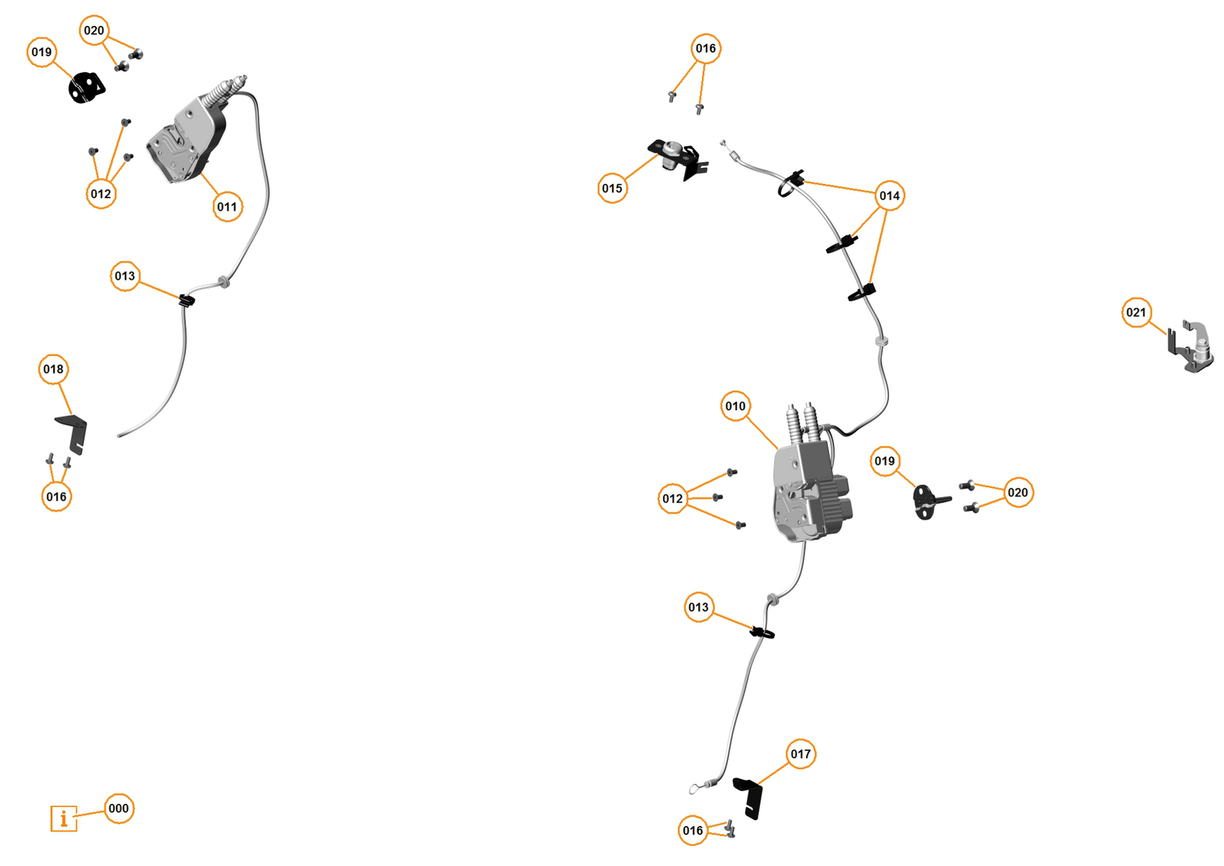 5 - CLOSURES - 5.6 - DOOR LATCH of McLaren McLaren Ultimate Series McLaren P1 Coupe