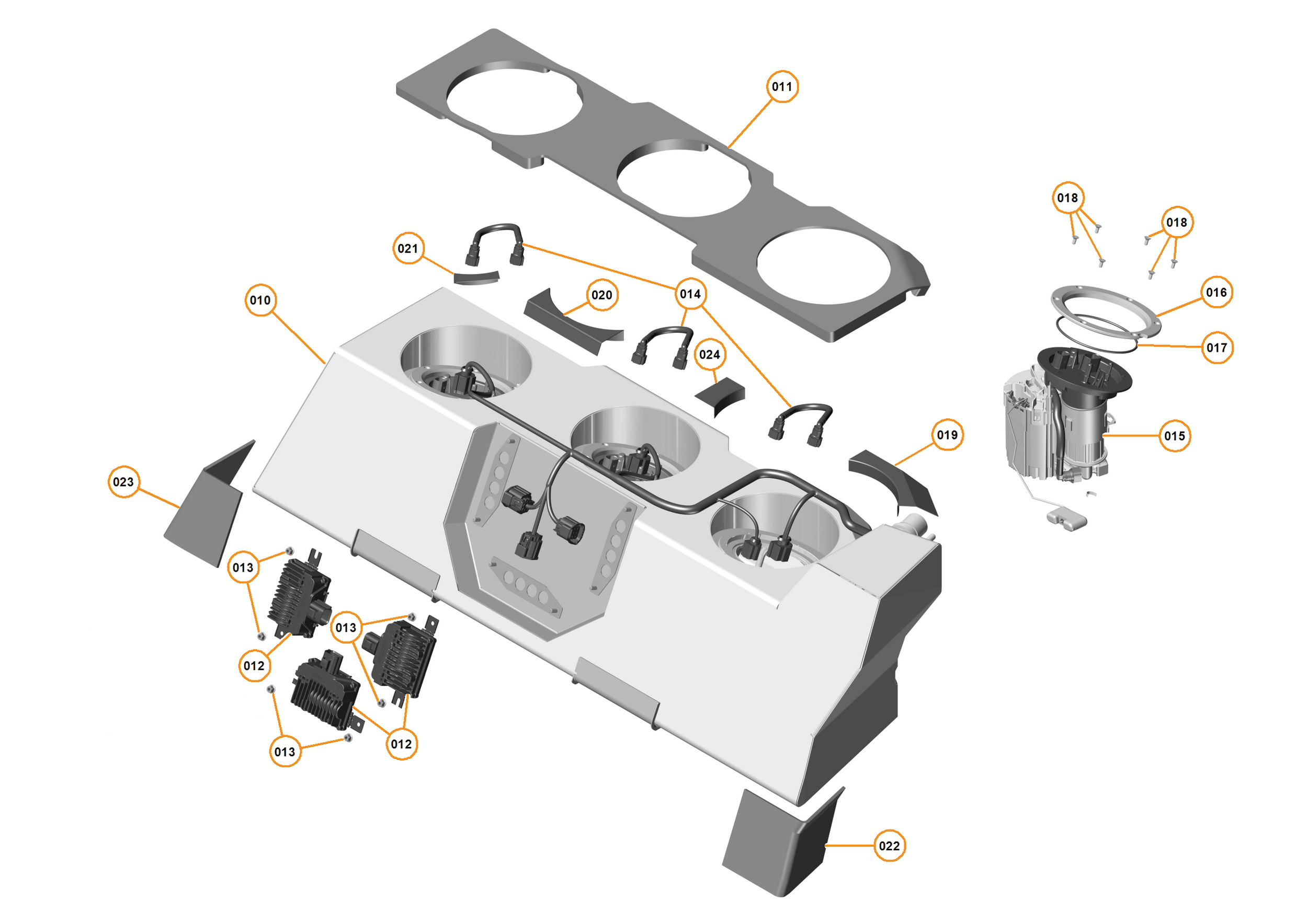 26 - FUEL TANK - 26.1 - FUEL TANK of McLaren McLaren Ultimate Series McLaren P1 Coupe