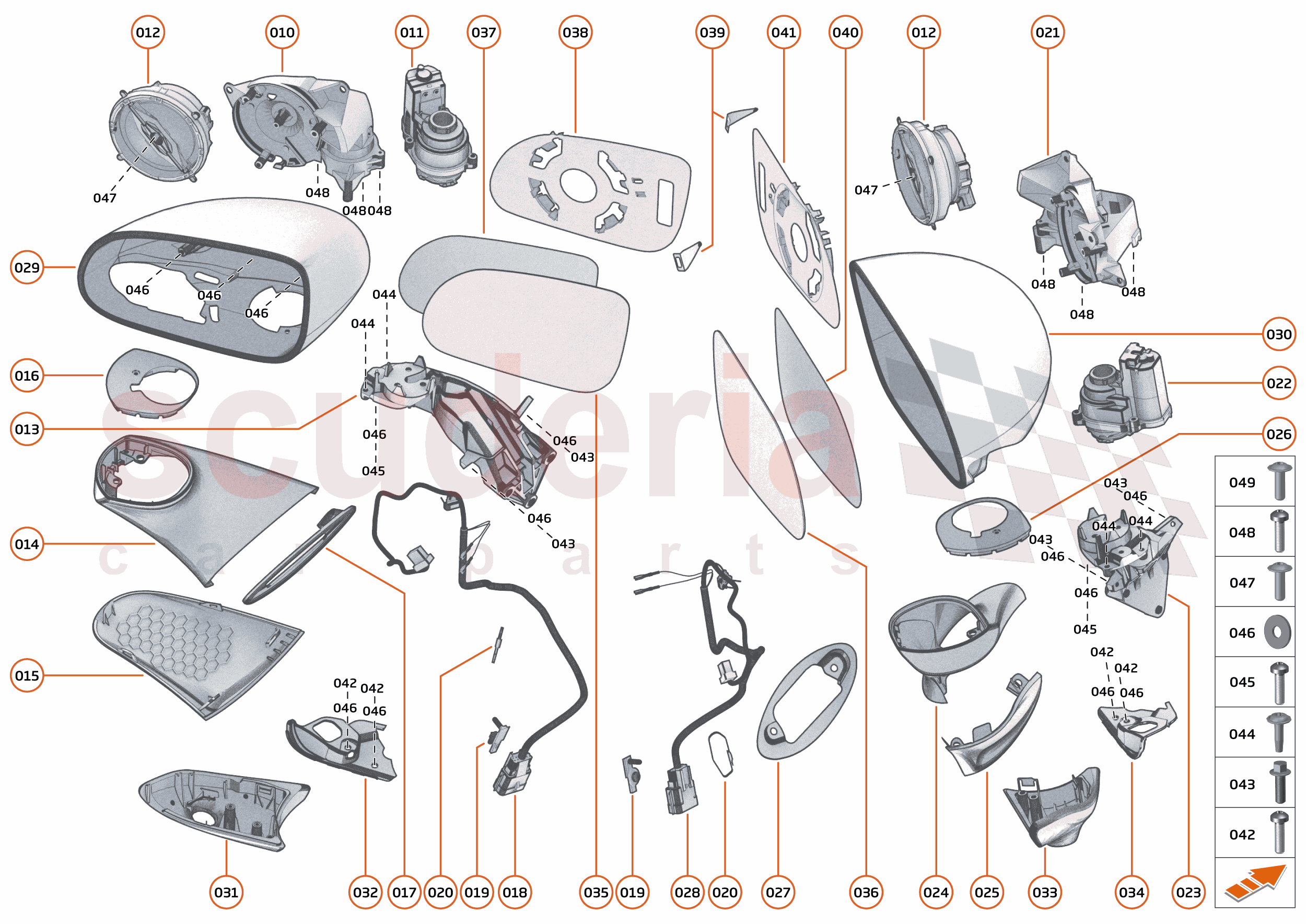 10 - CLOSURES ANCILLARIES - 10.4 - SIDE MIRRORS of McLaren McLaren McLaren Artura
