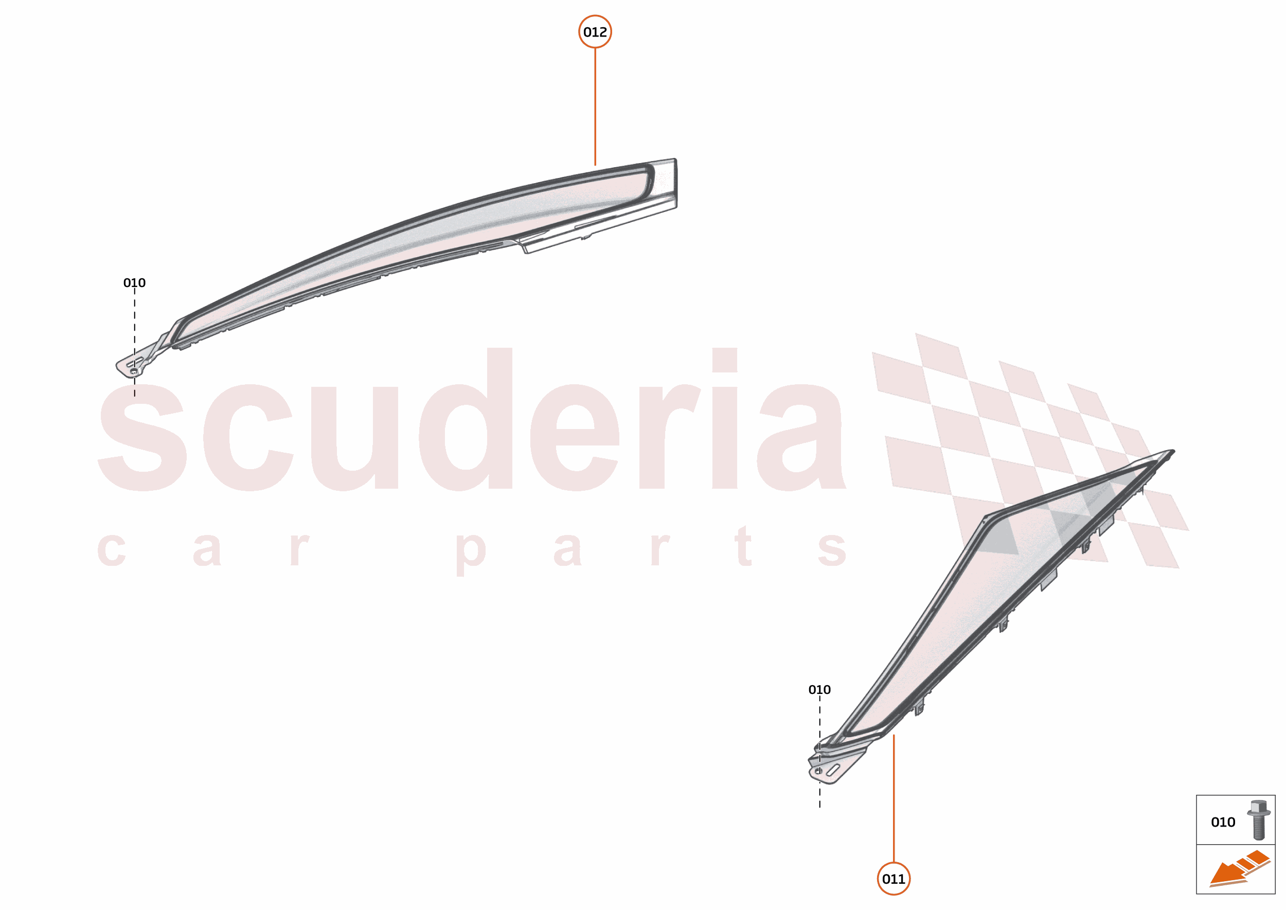 11 - EXTERIOR ORNAMENTATION - 11.4 - SIDE FINISHERS AND GRILLES of McLaren McLaren McLaren GT