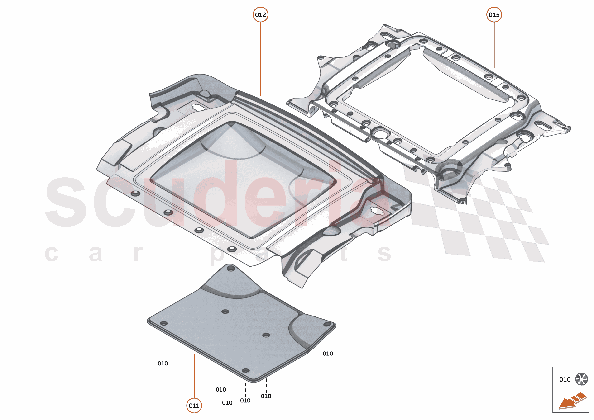 6 - PANELS - 6.4 - BULKHEAD of McLaren McLaren McLaren 750S Spider