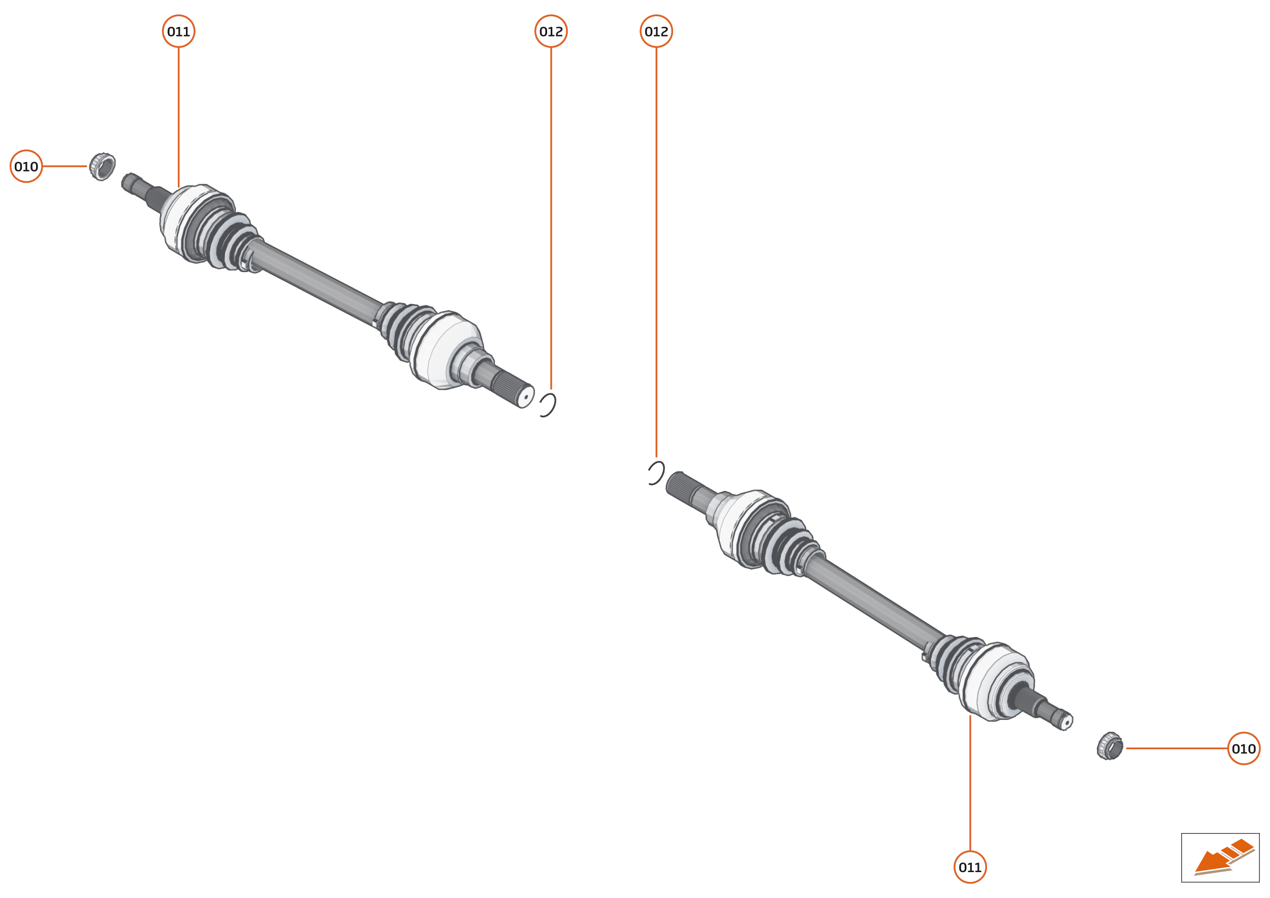 33 - DRIVESHAFTS - 33.1 - DRIVESHAFTS - REAR AXLE of McLaren McLaren Ultimate Series McLaren Speedtail