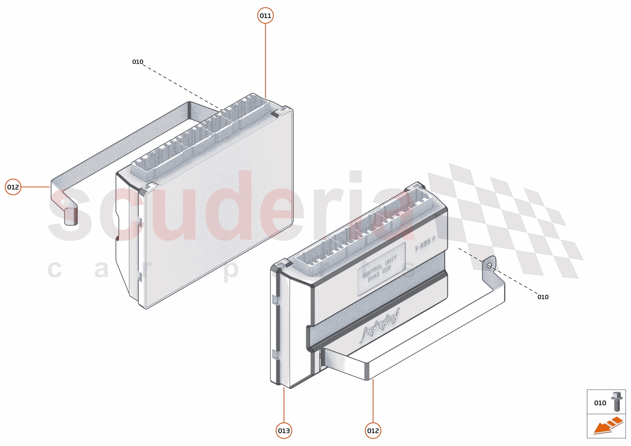 43 - ELECTRICAL SYSTEMS - 43.7 - NETWORK ECUS of McLaren McLaren McLaren 600LT