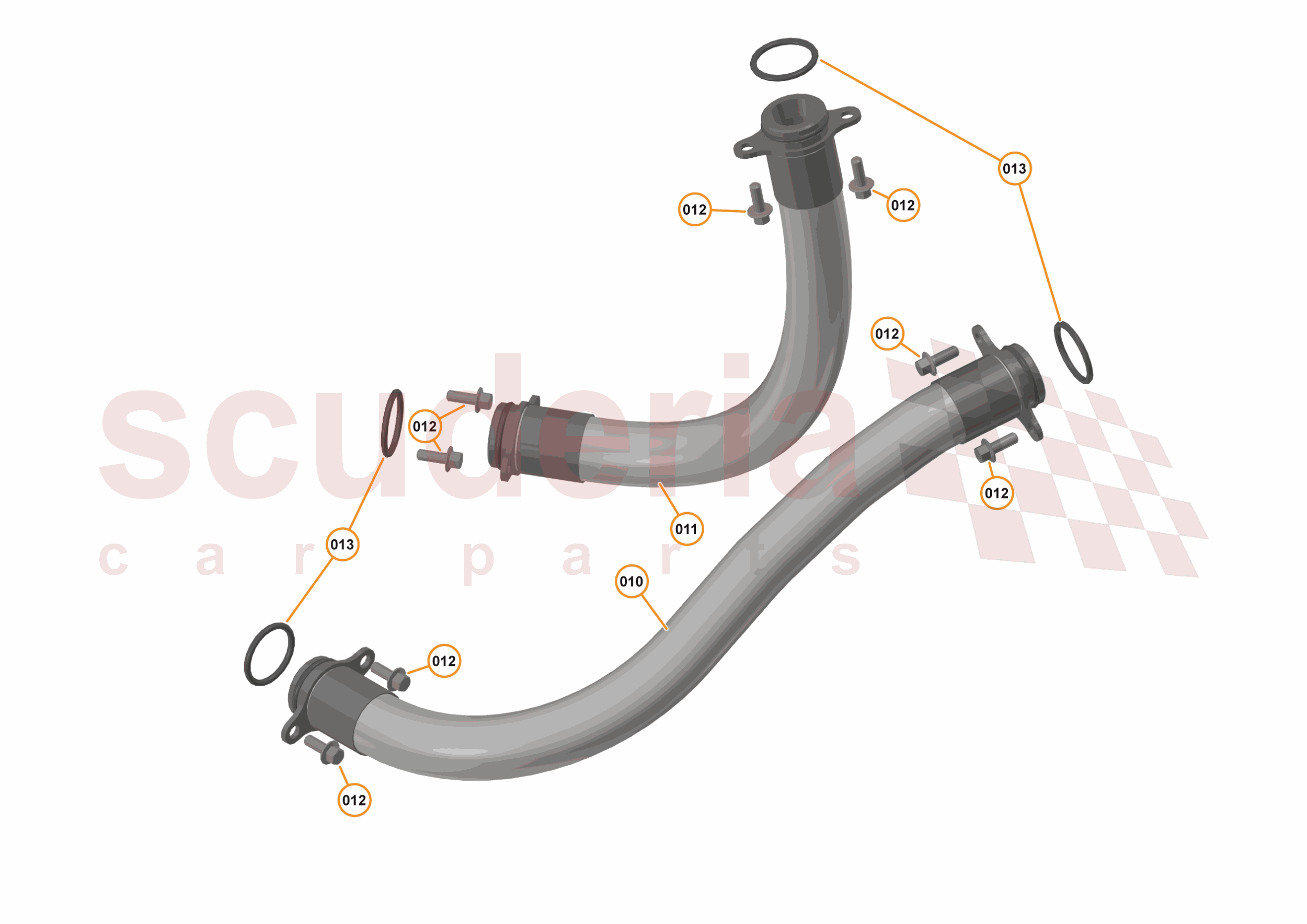34 - ENGINE OIL SYSTEM - 34.2 - ENGINE OIL FEED & RETURN HOSES of McLaren McLaren McLaren 570GT