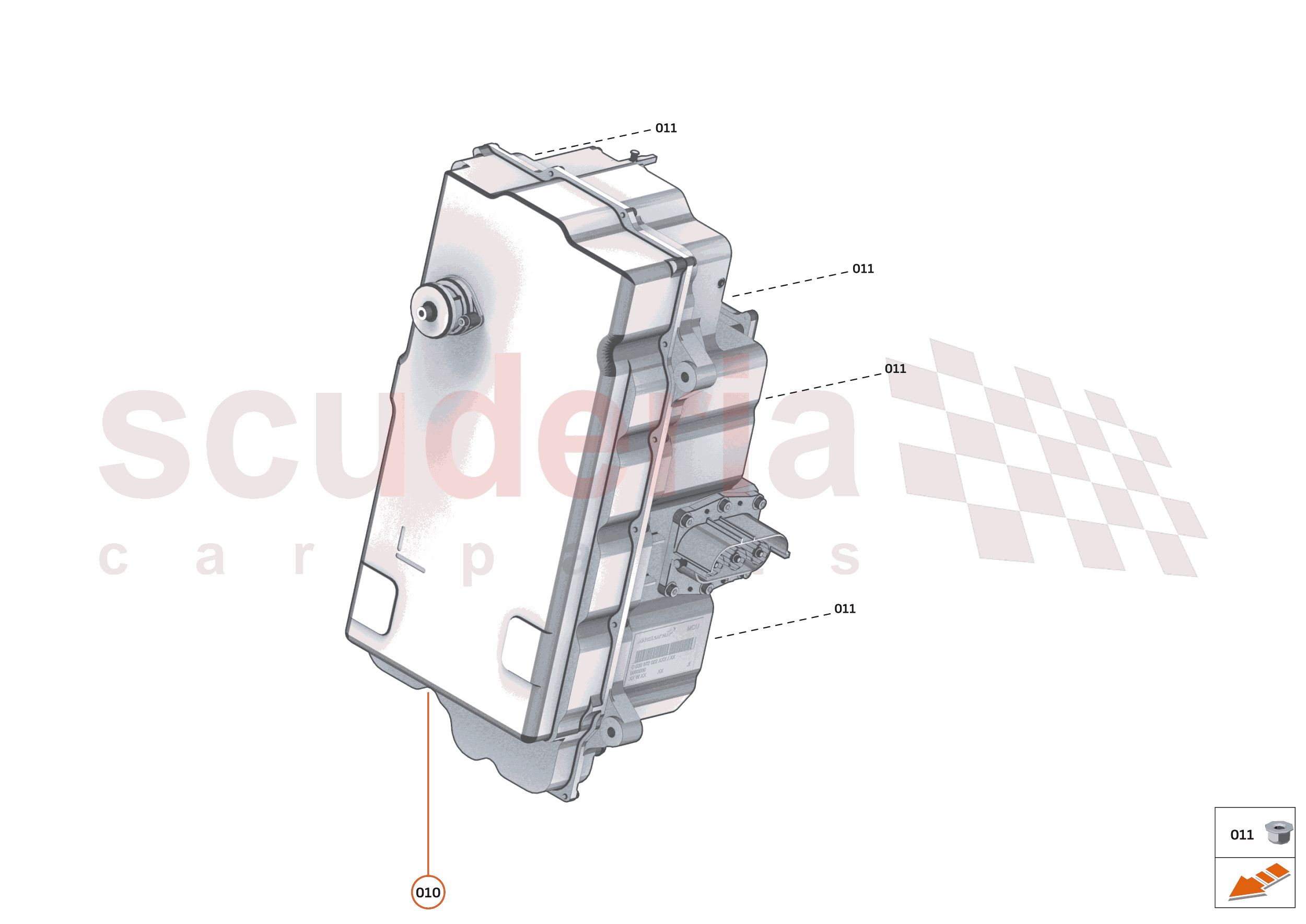 36 - REAR AXLE MOTORS & CONTROLLERS - 36.2 - REAR AXLE MOTOR CONTROL UNIT of McLaren McLaren Ultimate Series McLaren Speedtail