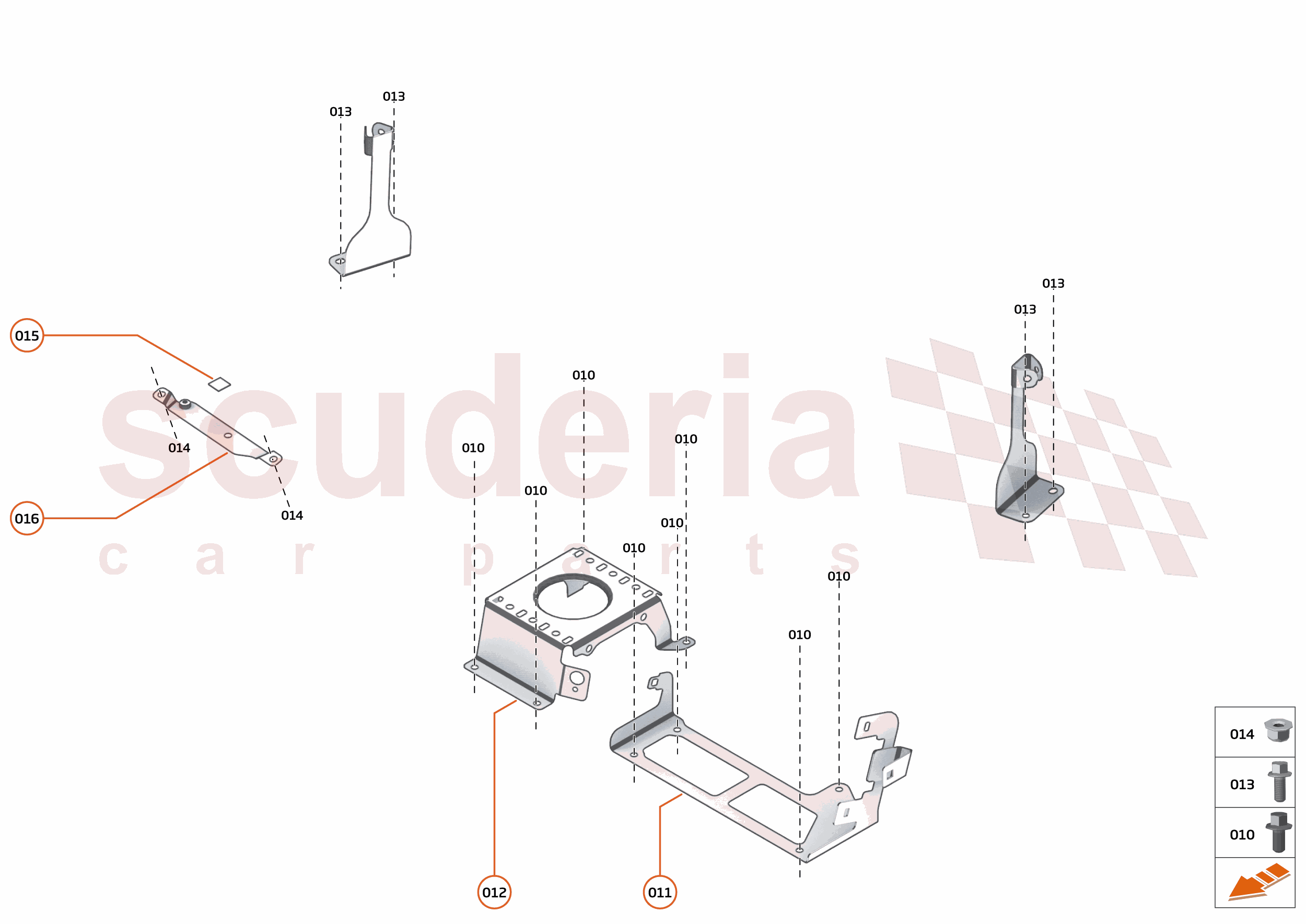 43 - ELECTRICAL HARDWARE - 43.2 - BRACKETS, GROMMETS & FIXINGS of McLaren McLaren McLaren 620R
