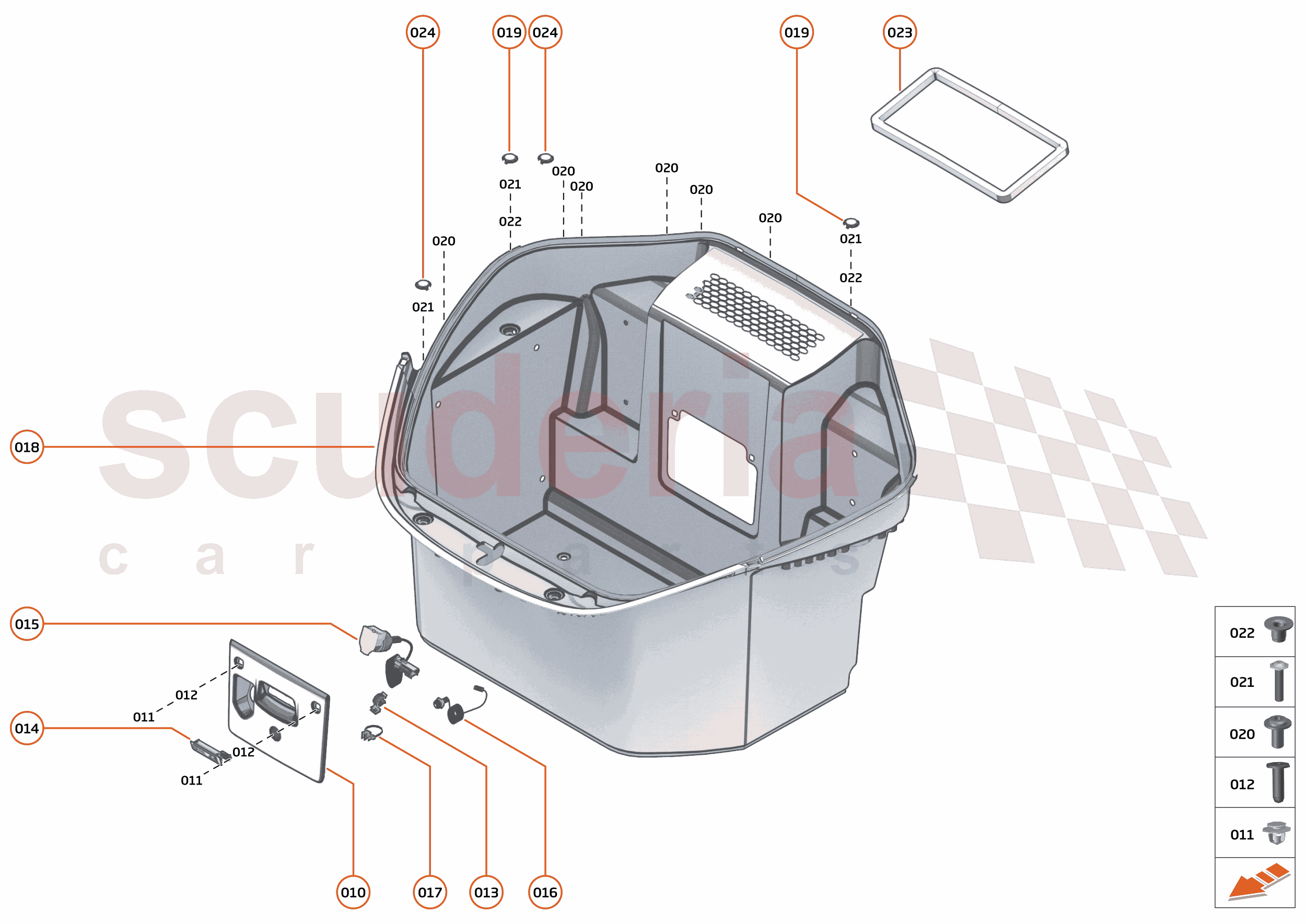 10 - EXTERIOR ORNAMENTATION - 10.5 - LUGGAGE of McLaren McLaren McLaren 750S Coupe