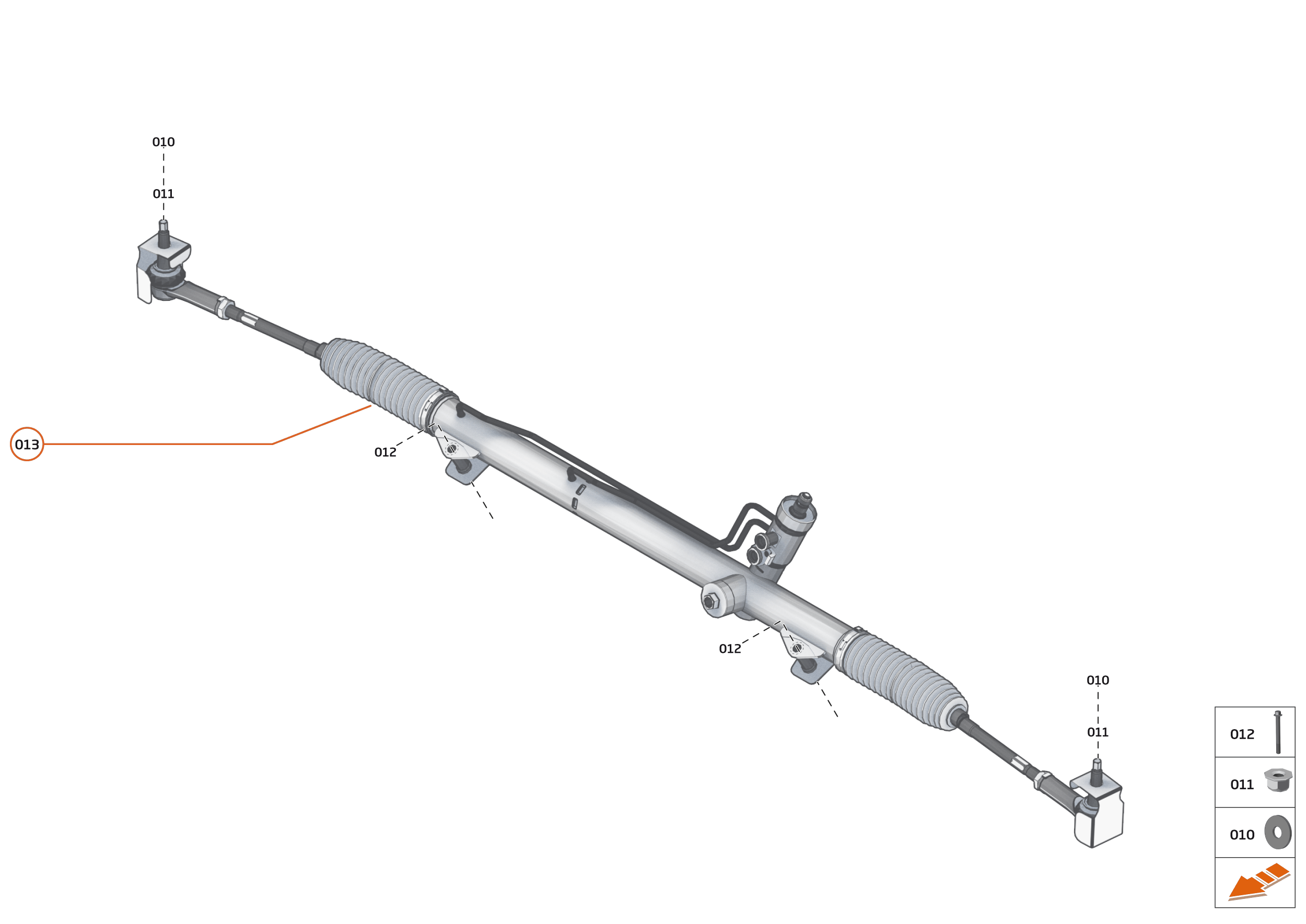 20 - STEERING - 20.3 - STEERING RACK of McLaren McLaren Ultimate Series McLaren Senna