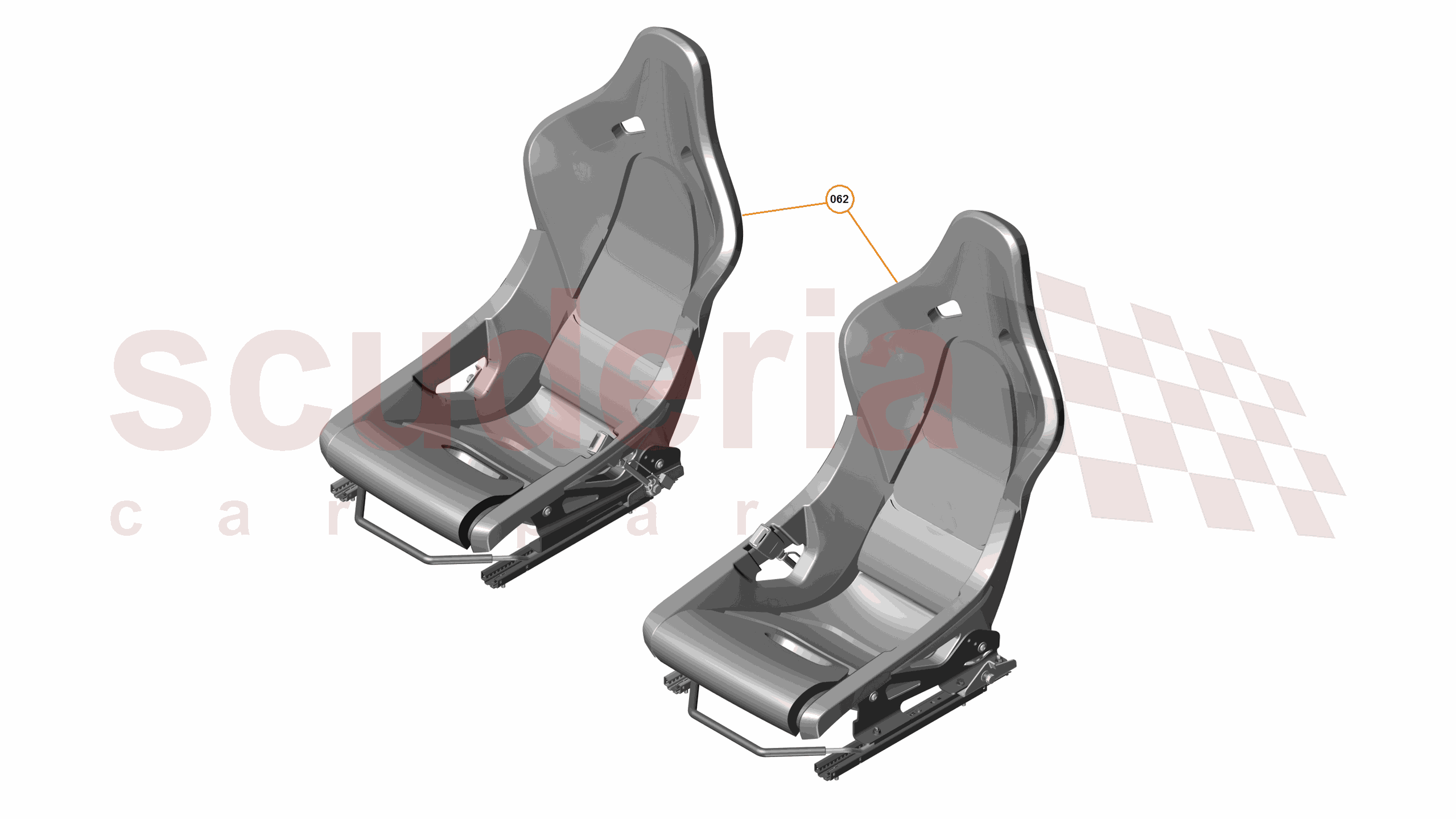 29 - N3 - SEAT ASSEMBLY - 29.9 - 01 - SEAT ASSEMBLY - SPORTS SEAT - ALCANTARA of McLaren McLaren McLaren 625C Spider
