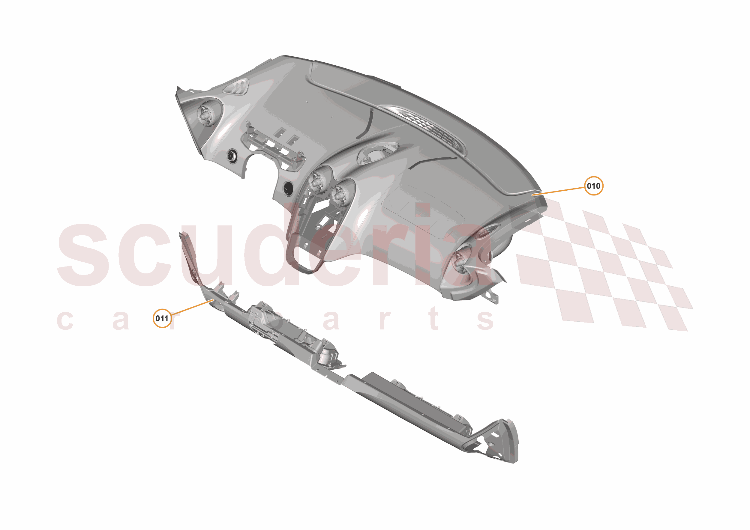47 - INTERIOR SYSTEMS - 47.3 - FACIA ASSEMBLY - US of McLaren McLaren McLaren 570GT