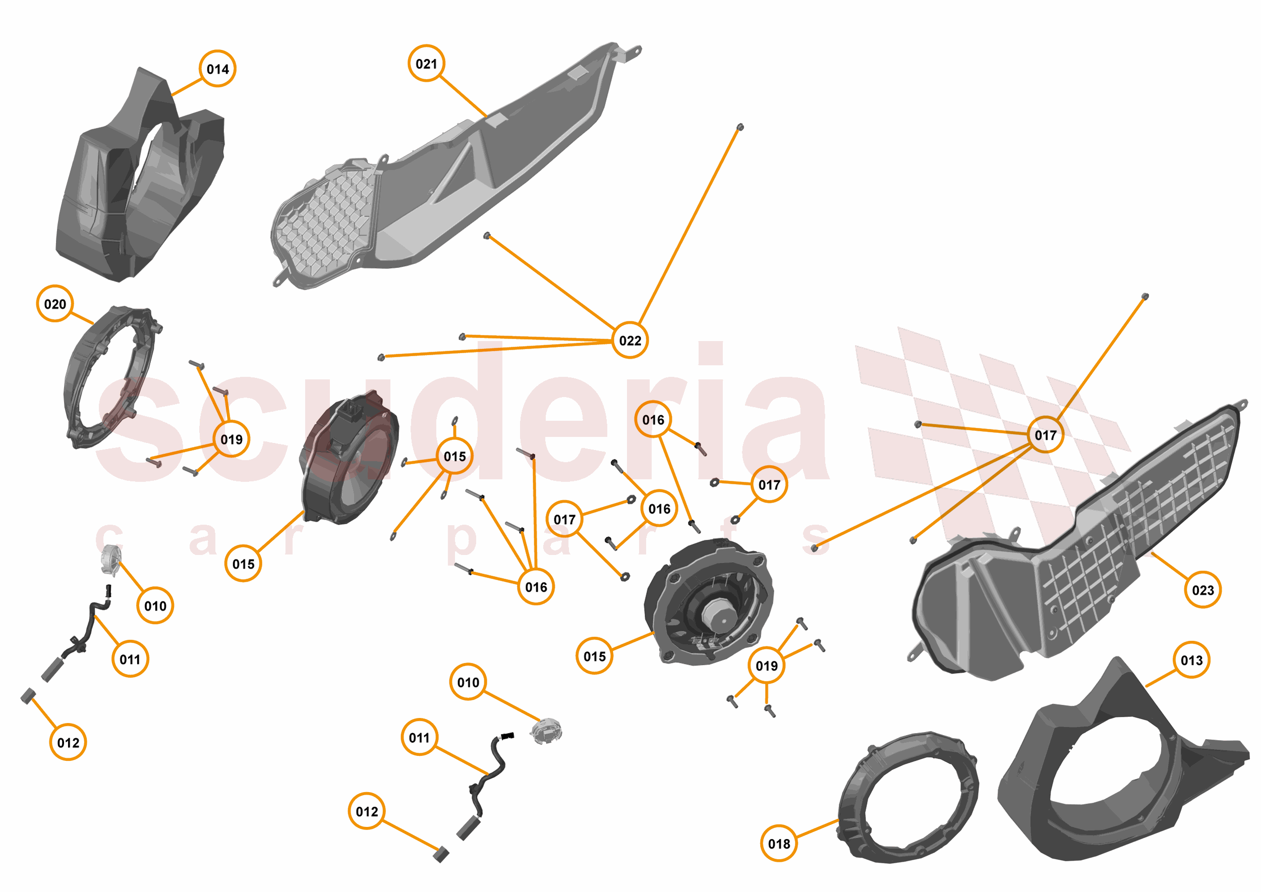 48 - INFOTAINMENT - 48.1 - SOUND SYSTEM - 4 SPEAKERS of McLaren McLaren McLaren 720S Coupe