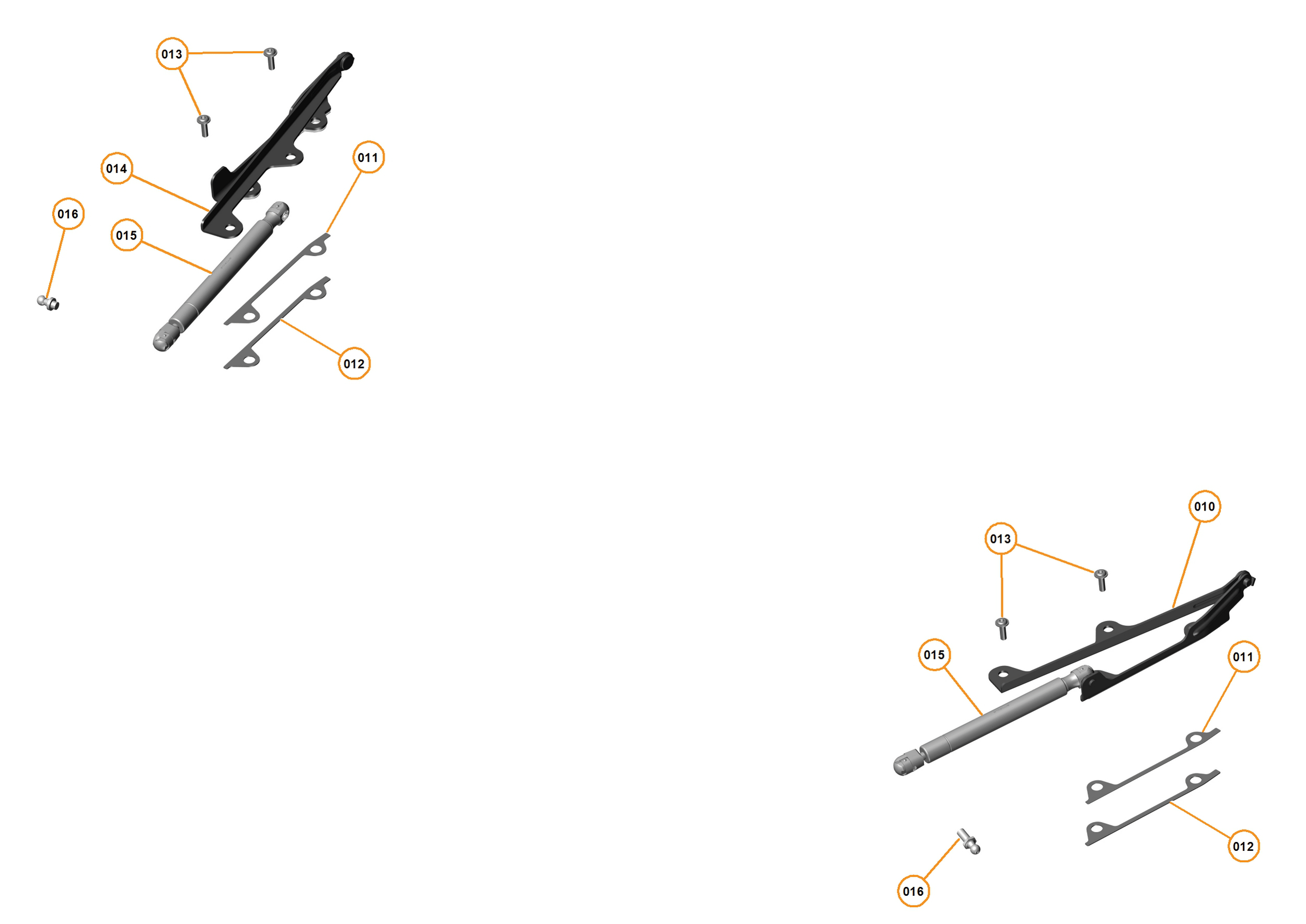5 - CLOSURES - 5.2 - BONNET HINGE of McLaren McLaren Ultimate Series McLaren P1 Coupe