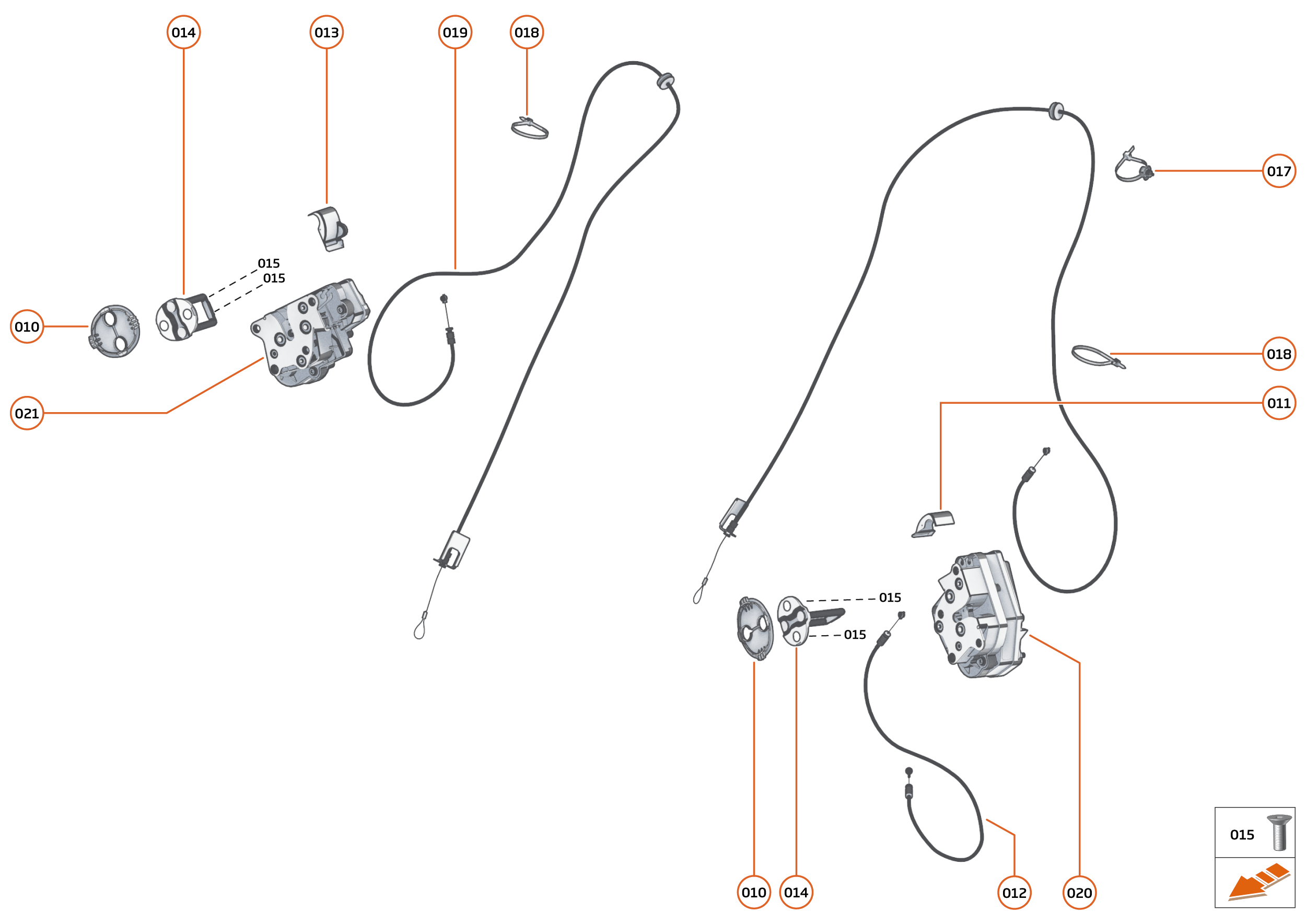 9 - CLOSURES ANCILLARIES - 9.3 - DOOR LATCH of McLaren McLaren Ultimate Series McLaren Speedtail